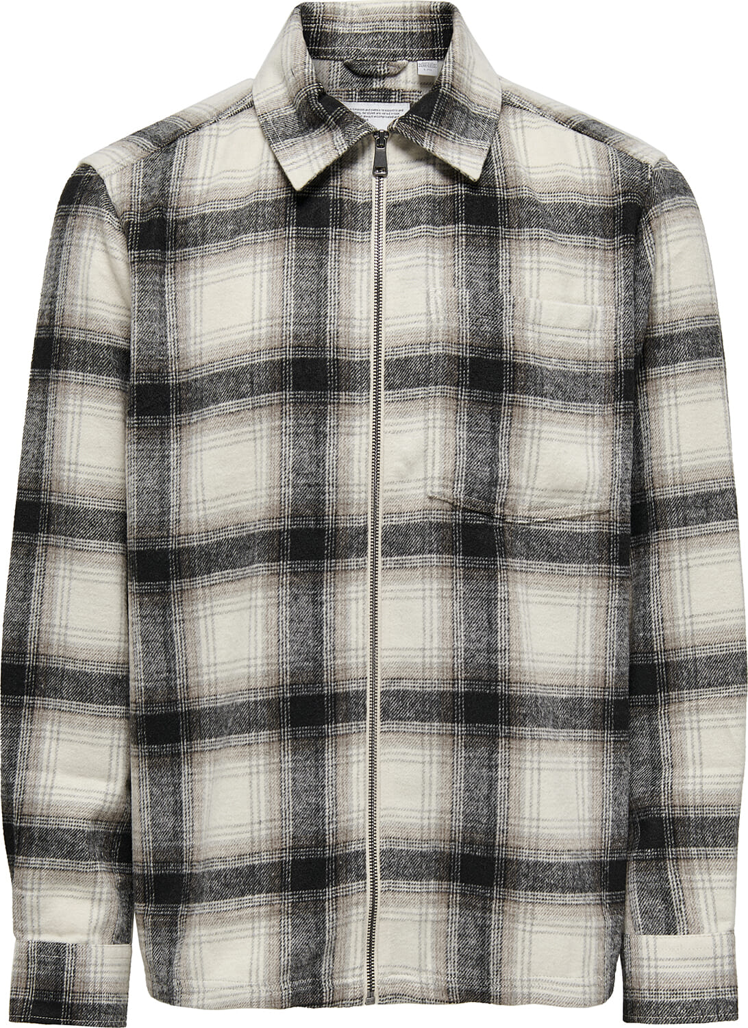 Only & Sons ONSAUSTIN WOOL ZIP OVERSHIRT NOOS Blauw