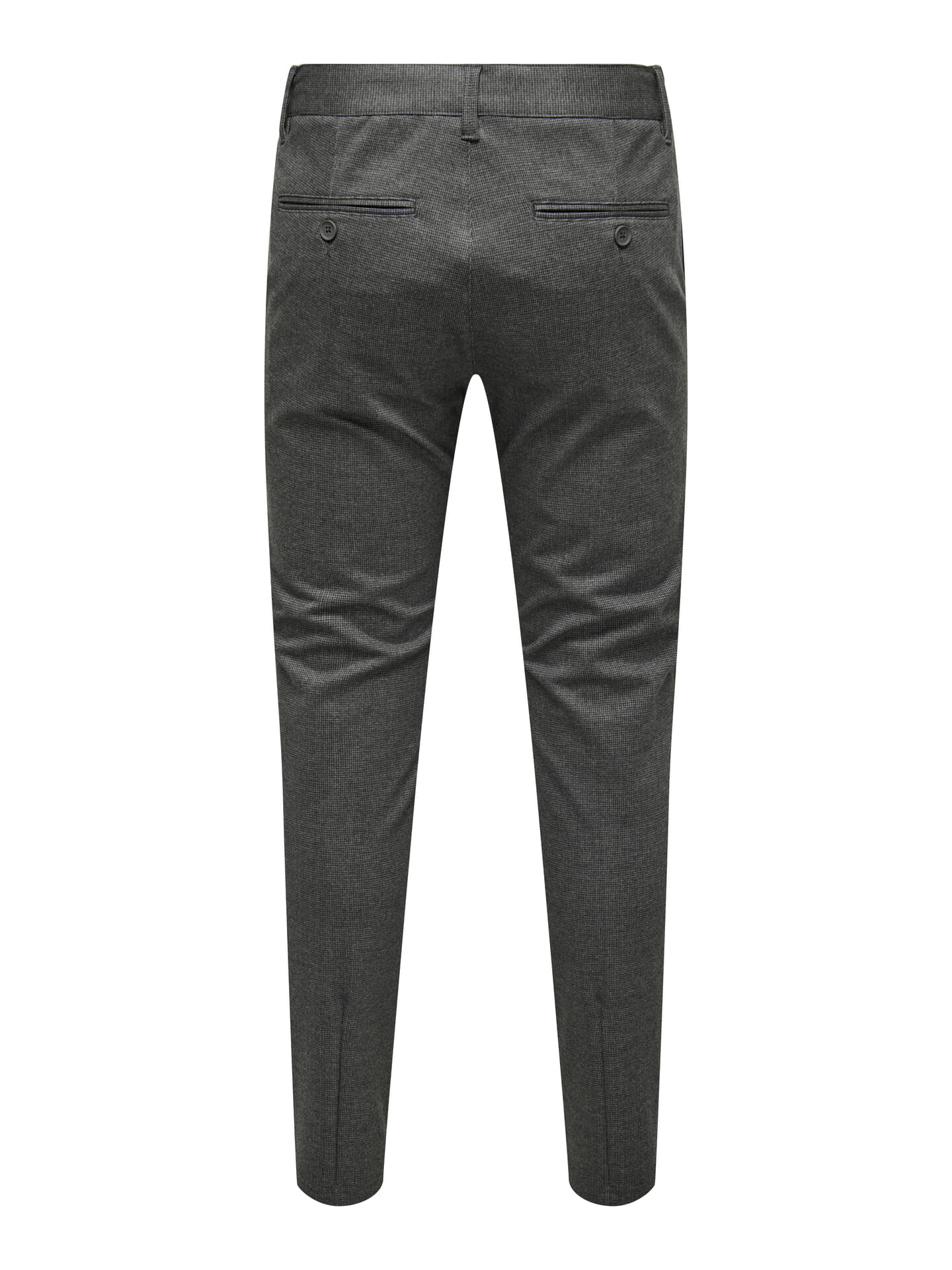 Only & Sons Pantalon Mark Check Slimfit Zwart