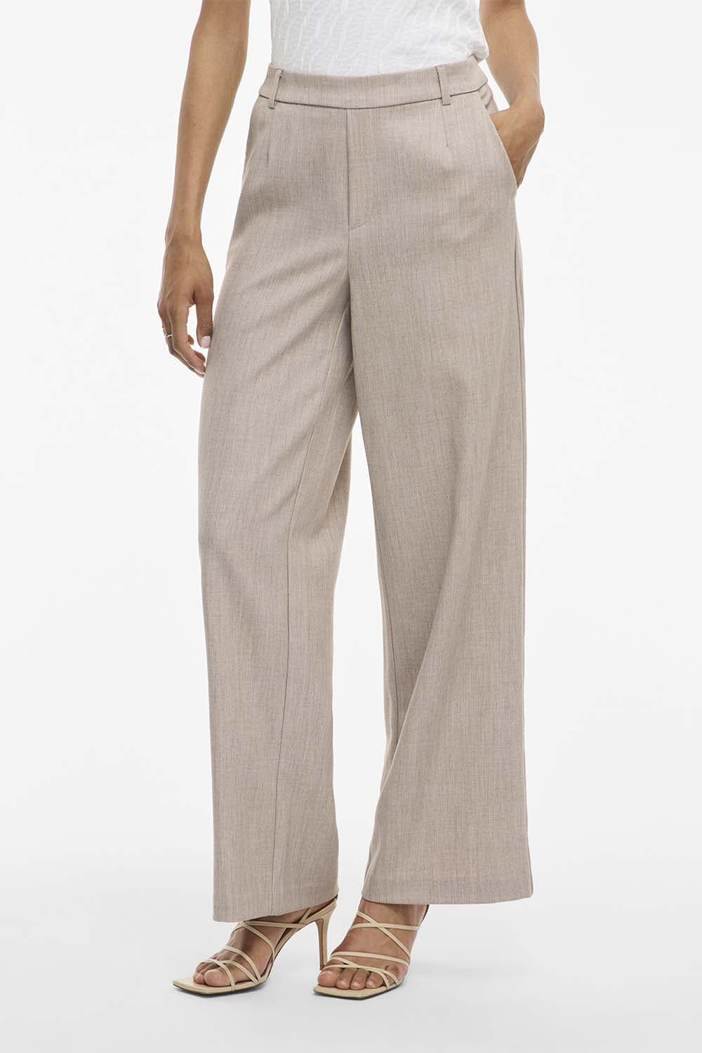 Vila Pantalon Varone Wide Beige
