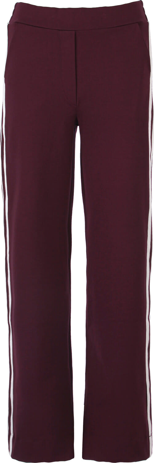 Enjoy Broek tape Bordeaux Rood