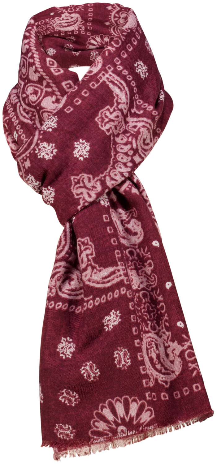 Zo Sjaal Bordeaux Rood