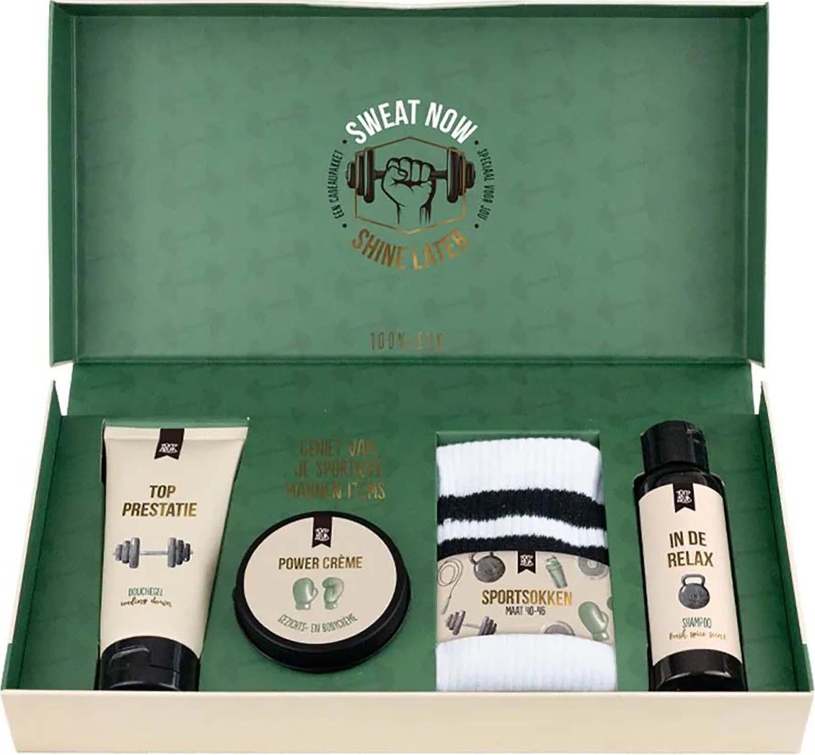 100% Leuk Cadeaupakket - Sweat now shine later Multi