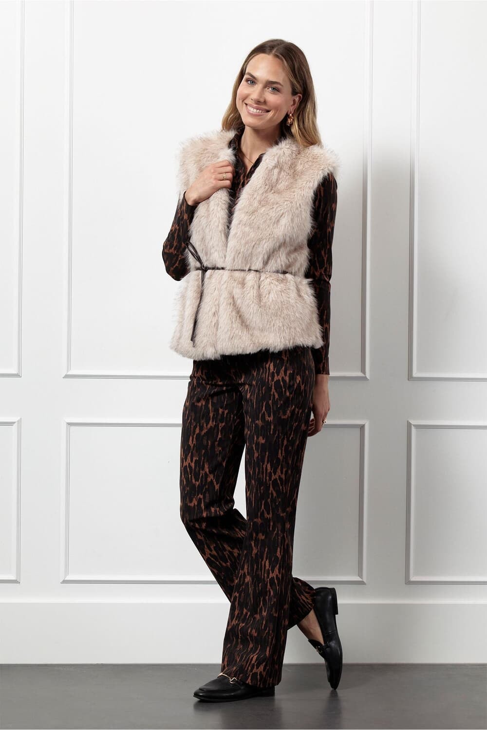 Studio Anneloes Blouse Kenia Animal Bruin