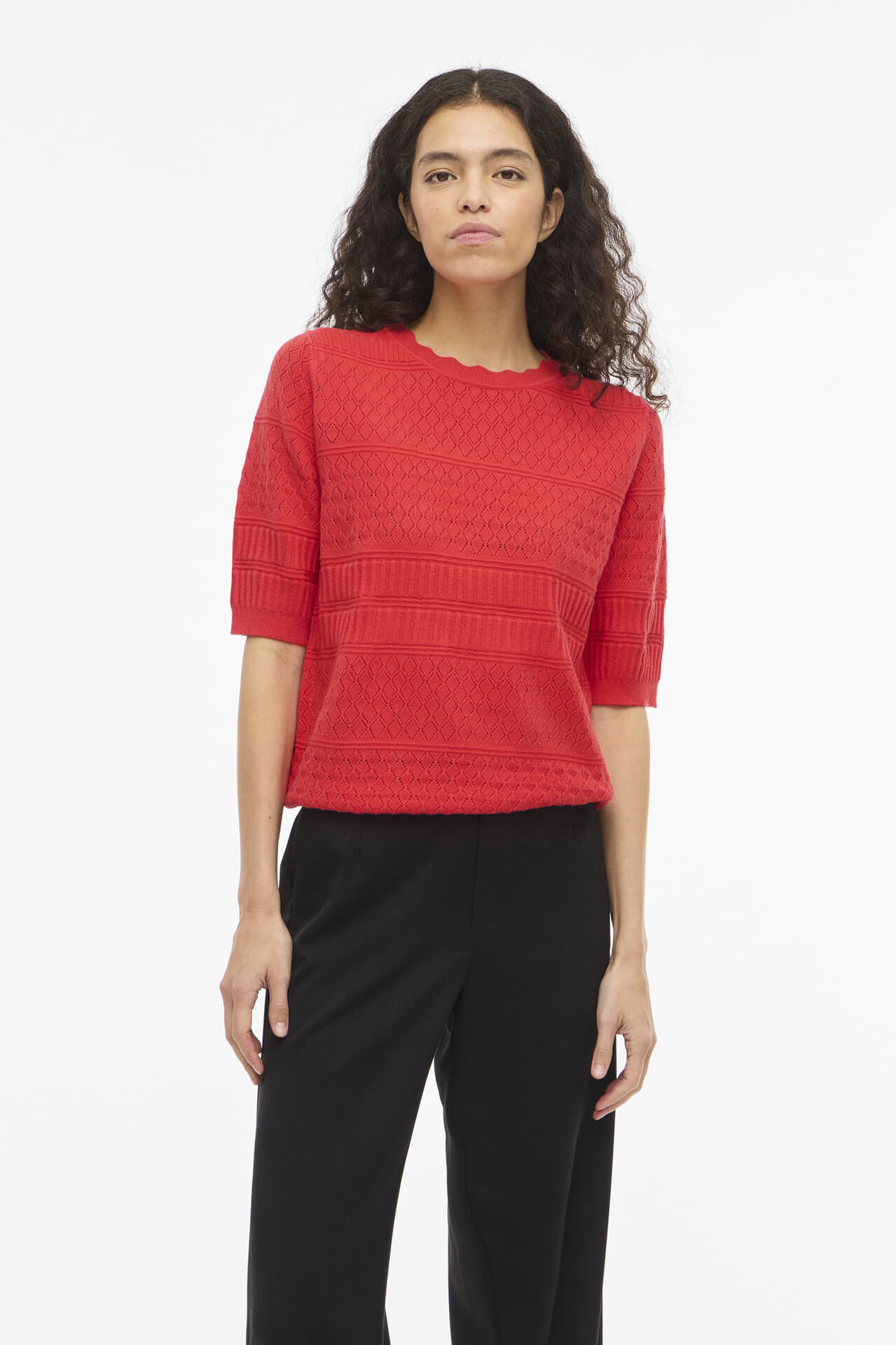 Vila Top Milos Pointelle Roze