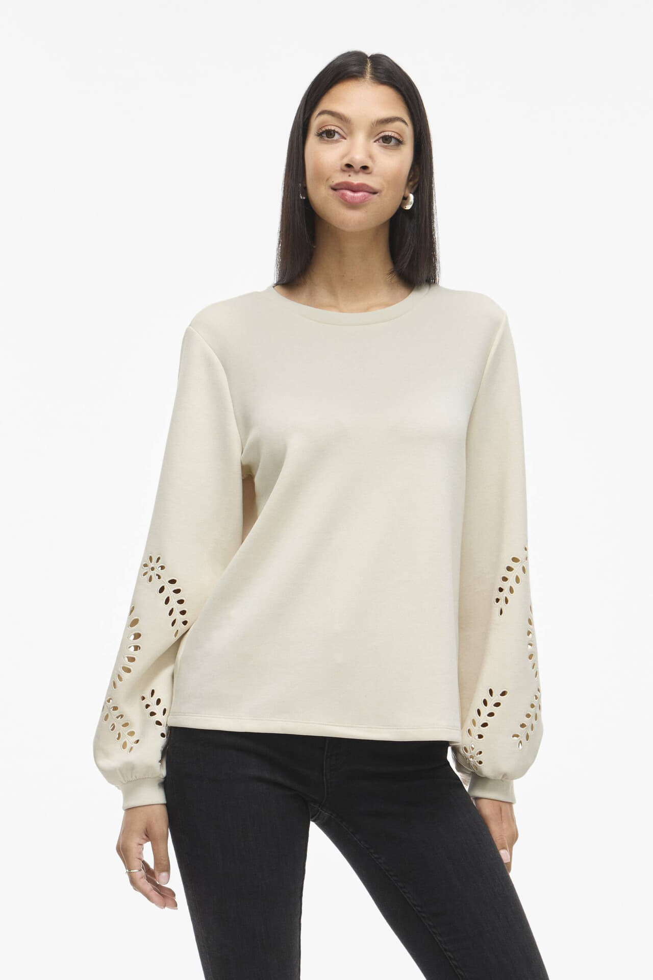 Vila Sweater Sandy Beige