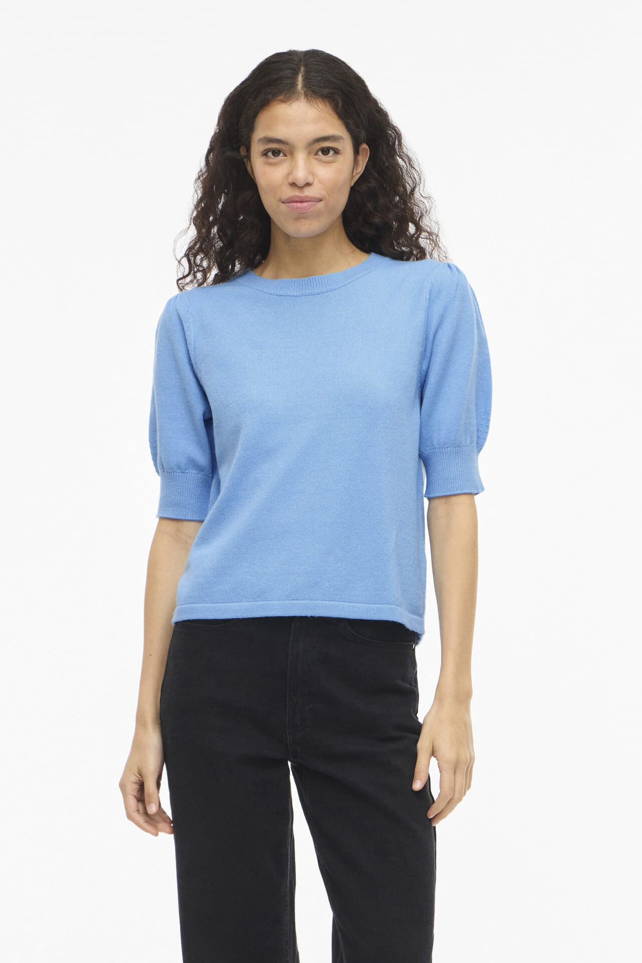 Vila T-shirt Ril Blauw
