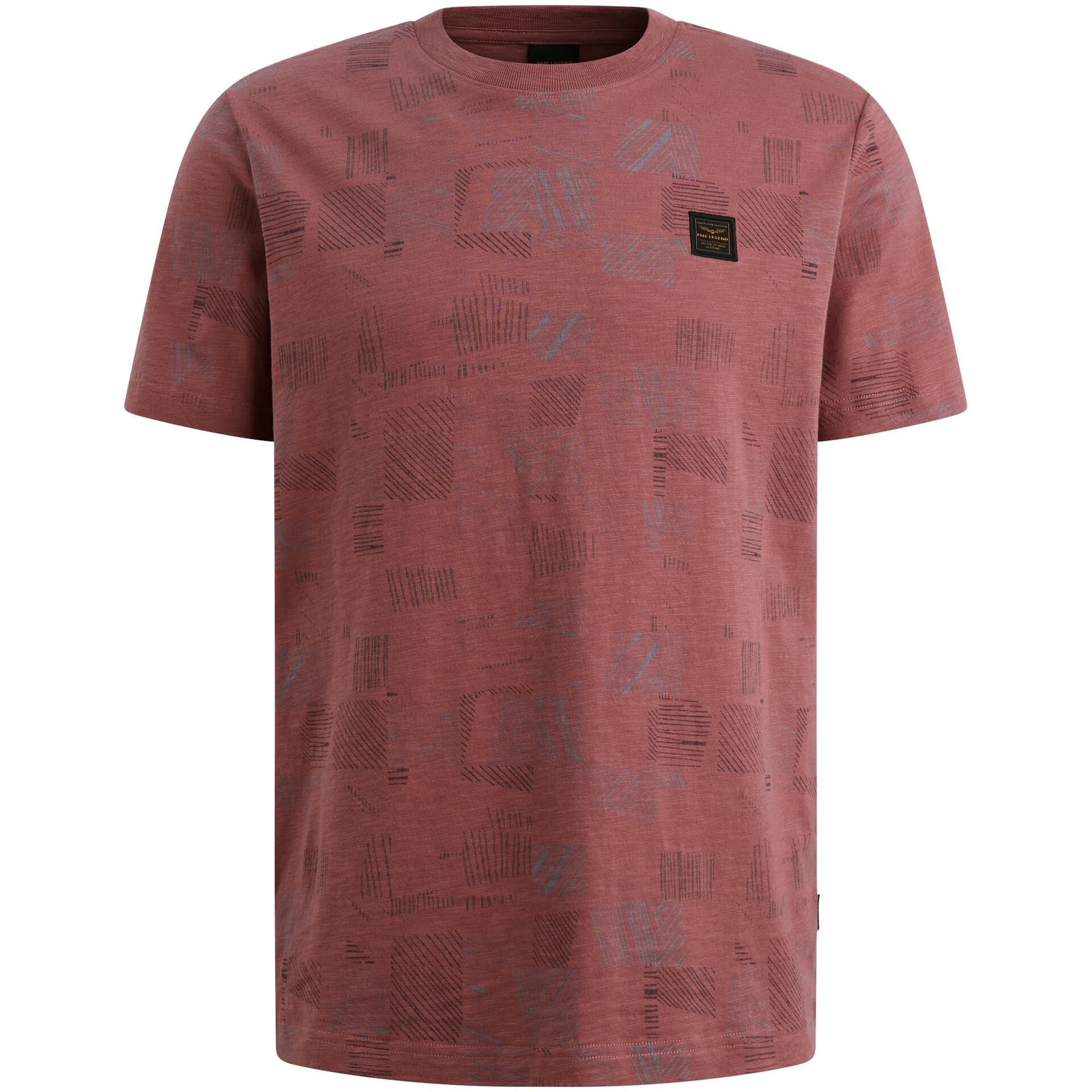 Pme Legend T-shirt aop cotton slub Roze