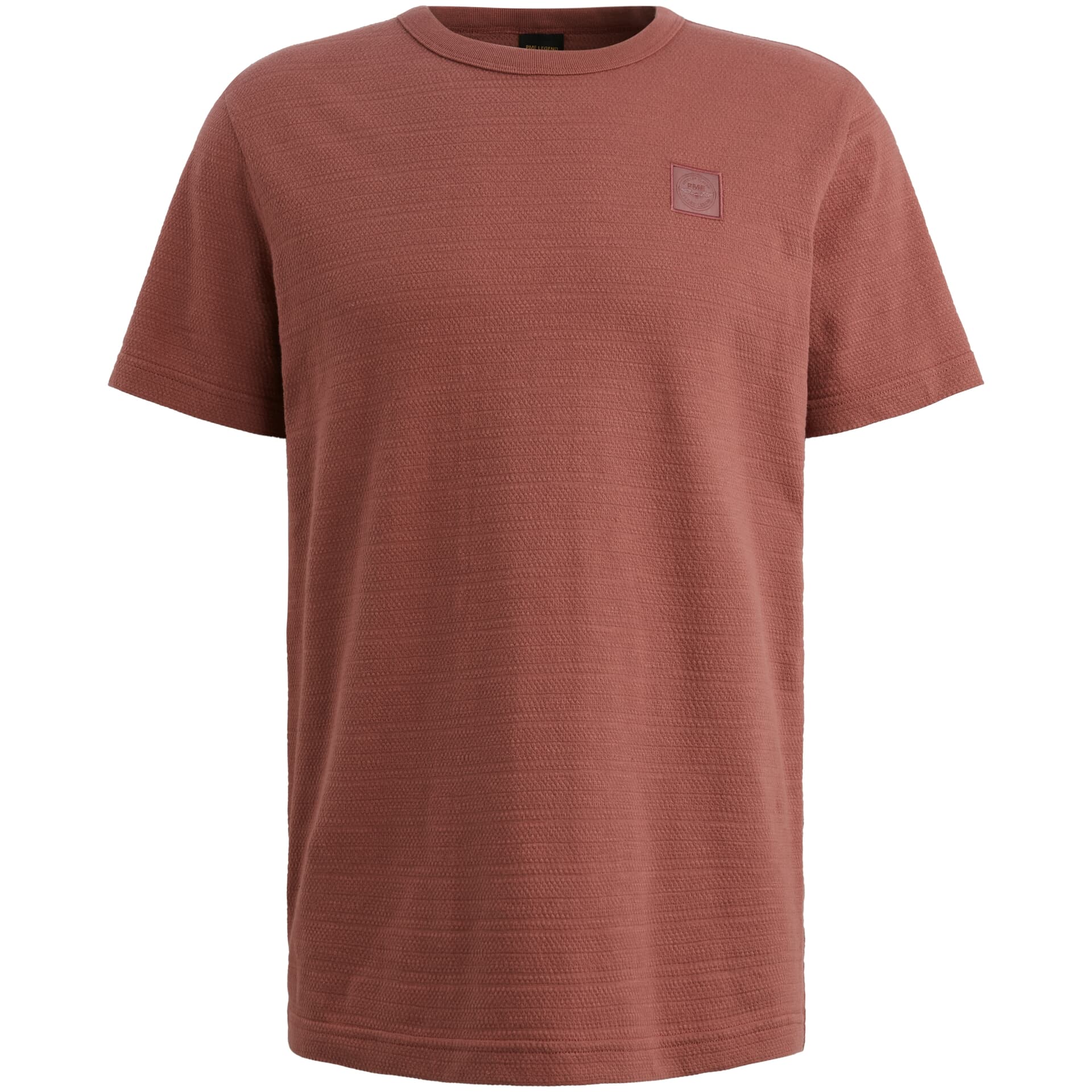 Pme Legend T-shirt Jacquard Strip Roze