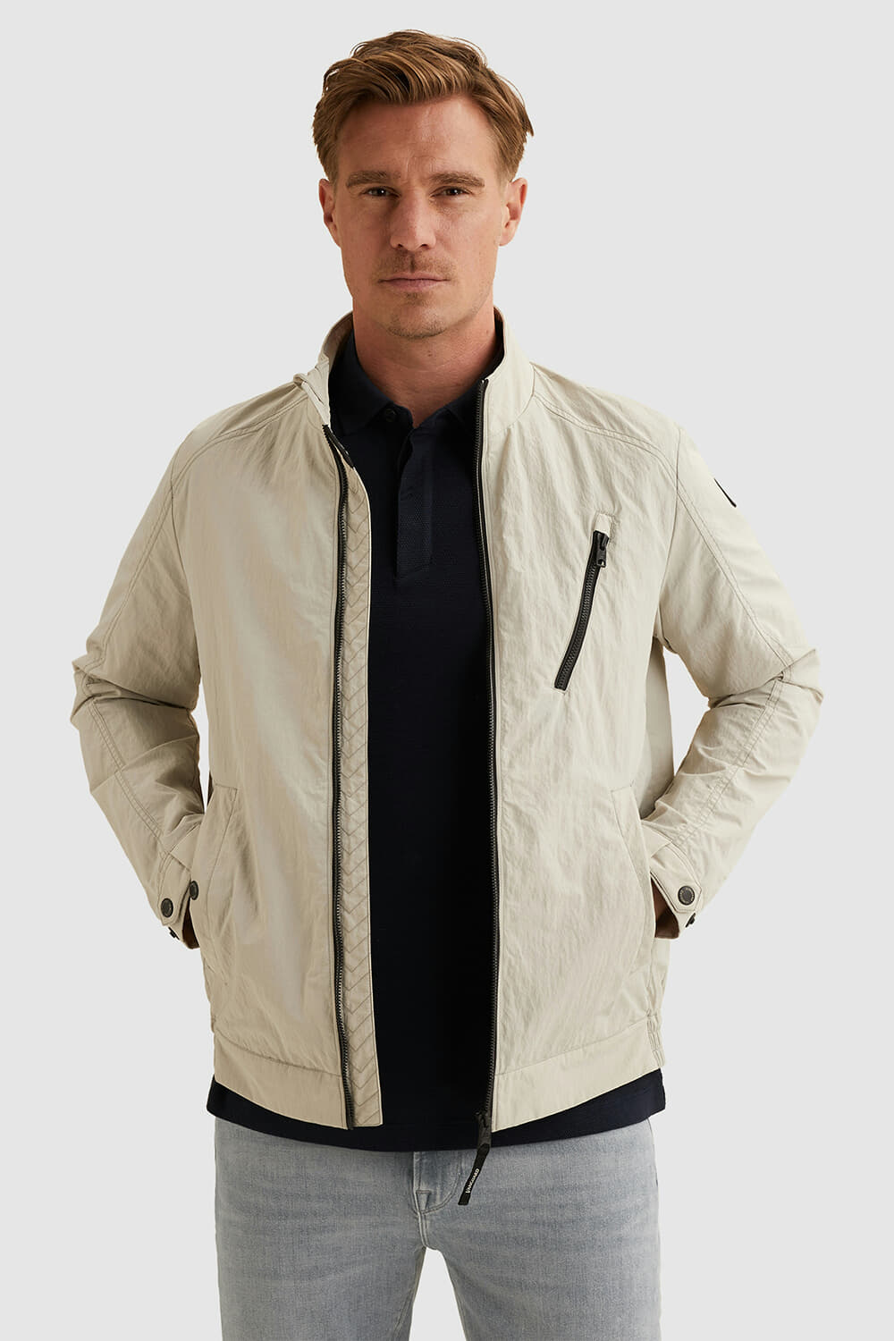 Vanguard Bomberjack Biker Beige
