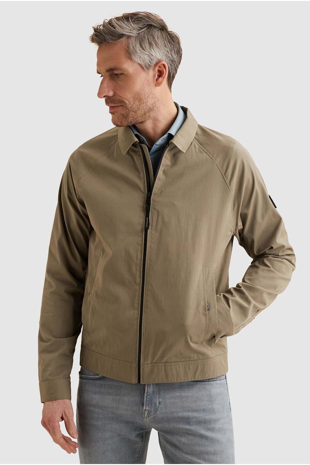Vanguard Jas Trencher met platte kraag Bruin