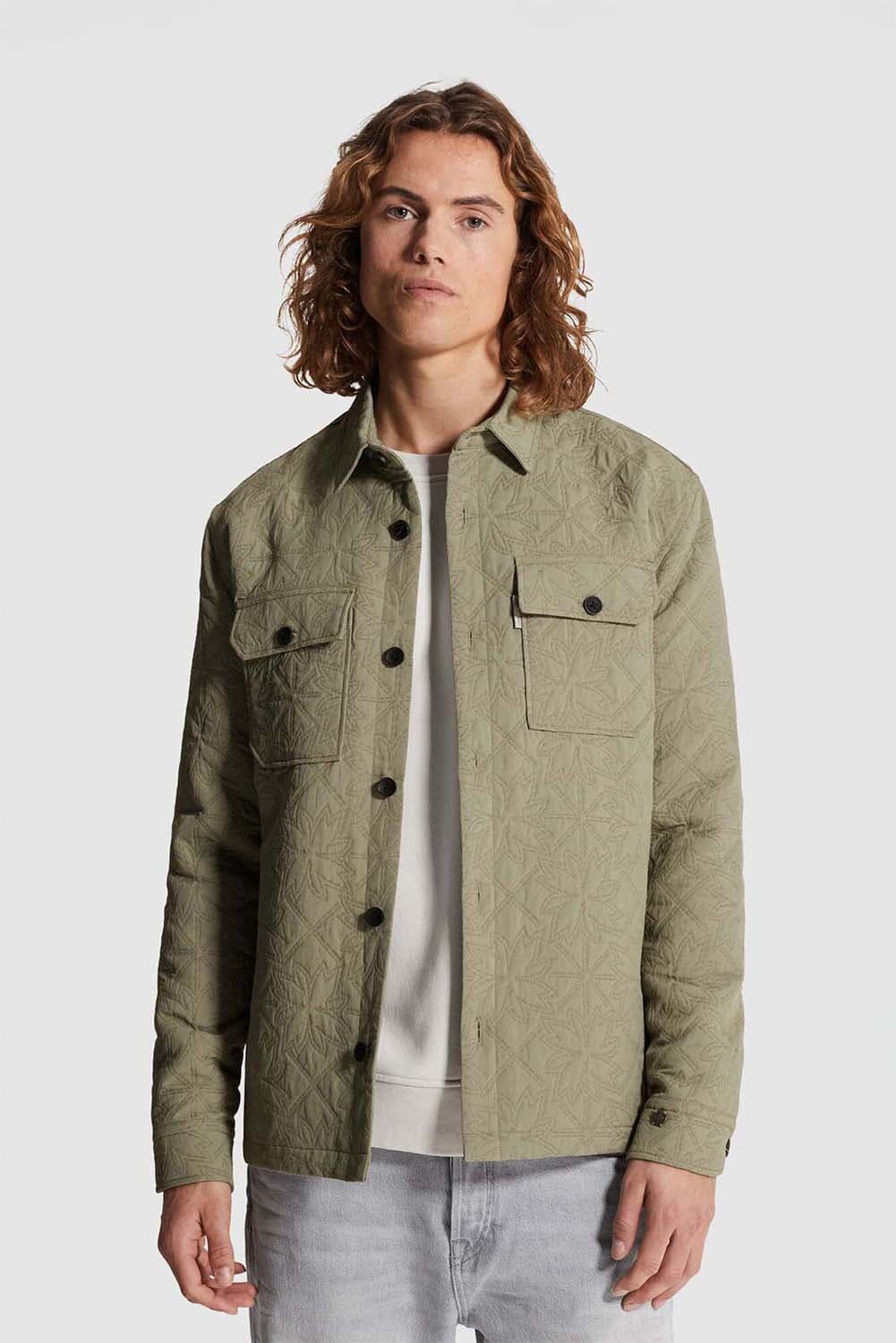 Cast Iron Overshirt Groen