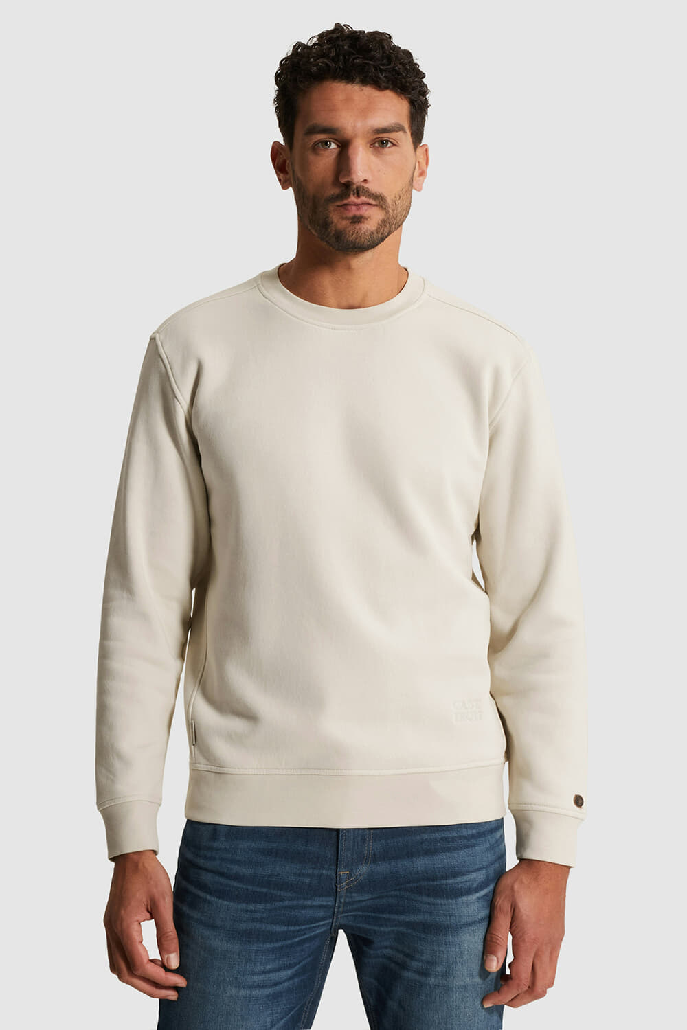 Cast Iron Sweater Relaxed fit Crème