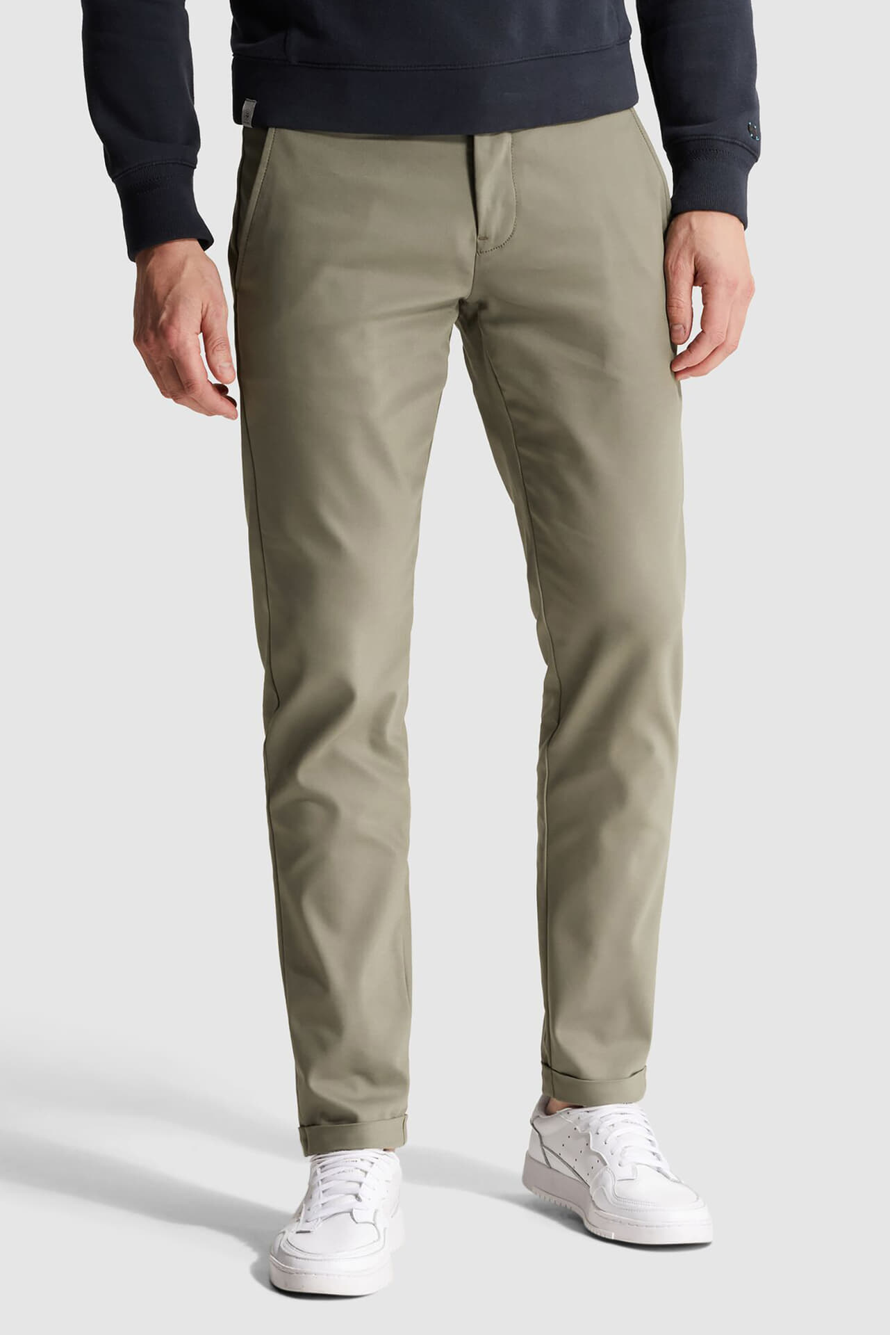 Cast Iron Broek Chino Army