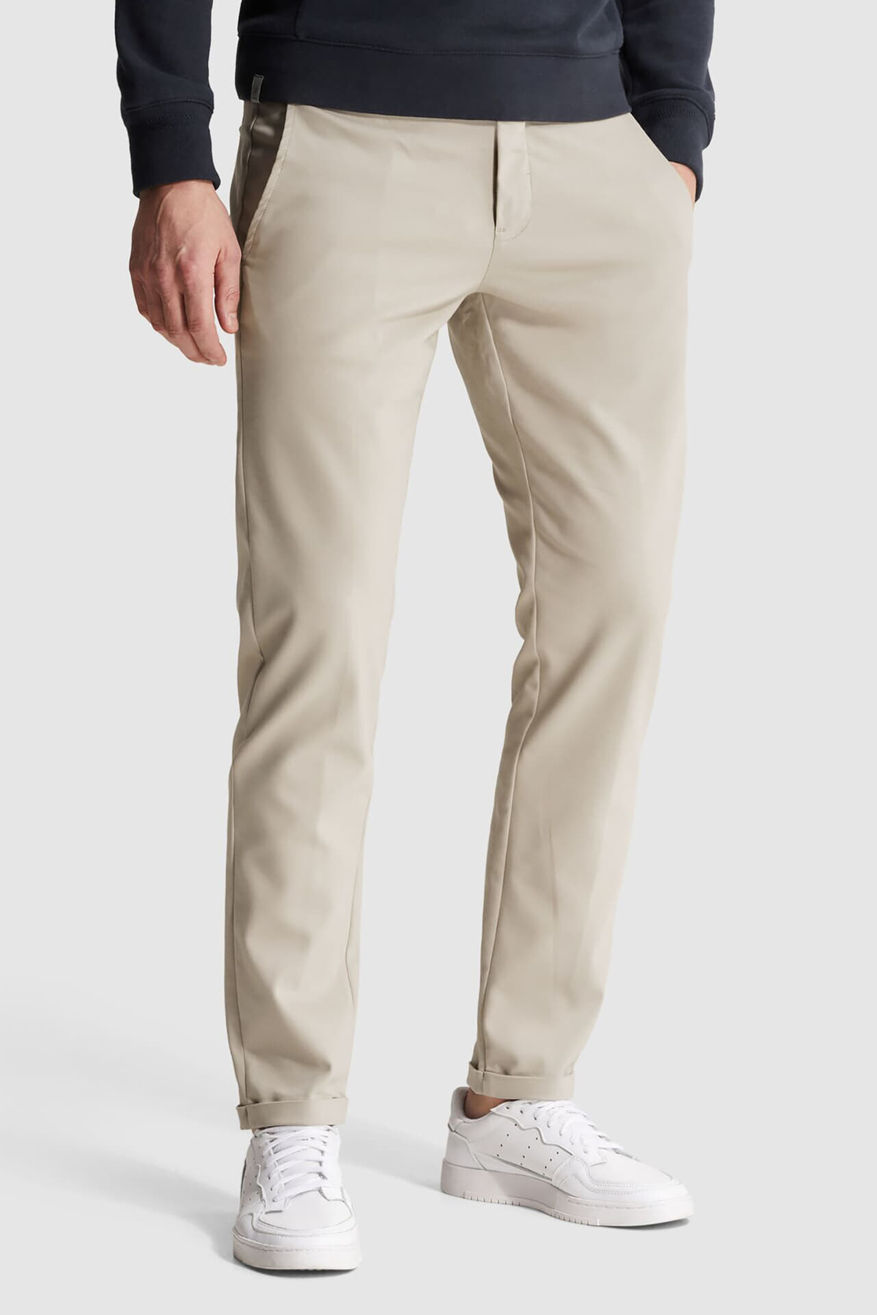 Cast Iron Broek Chino  Kaki