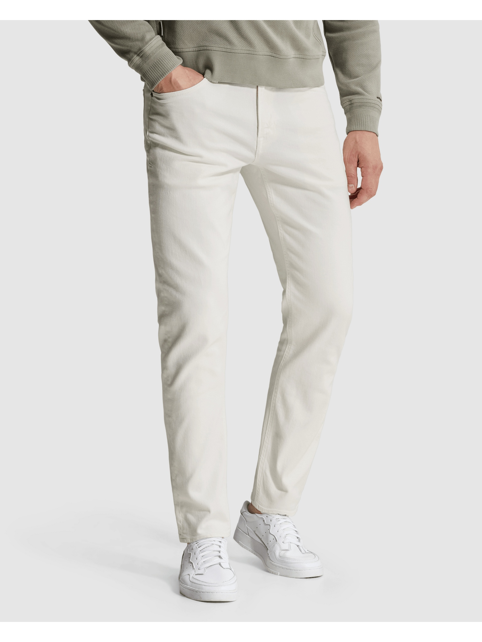 Cast Iron Jeans Valver Regular Slub Stretch Wit