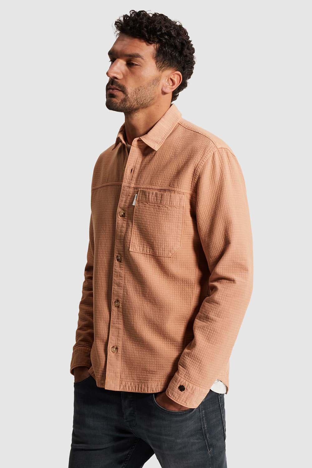 Cast Iron Overhemd Block structure Crème