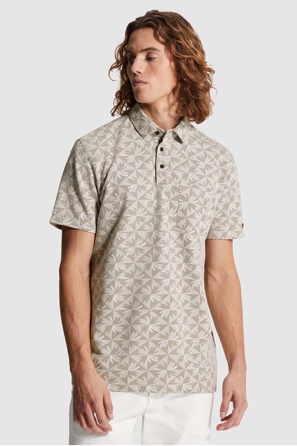 Cast Iron Polo Regular fit Crème