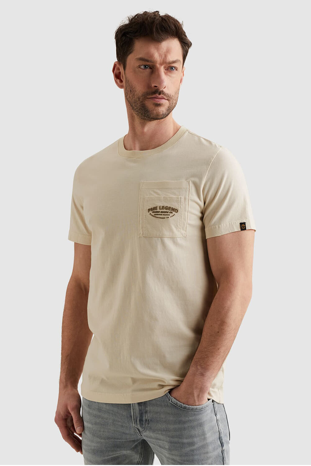 Pme Legend T-shirt Play Heavy Jersey Beige