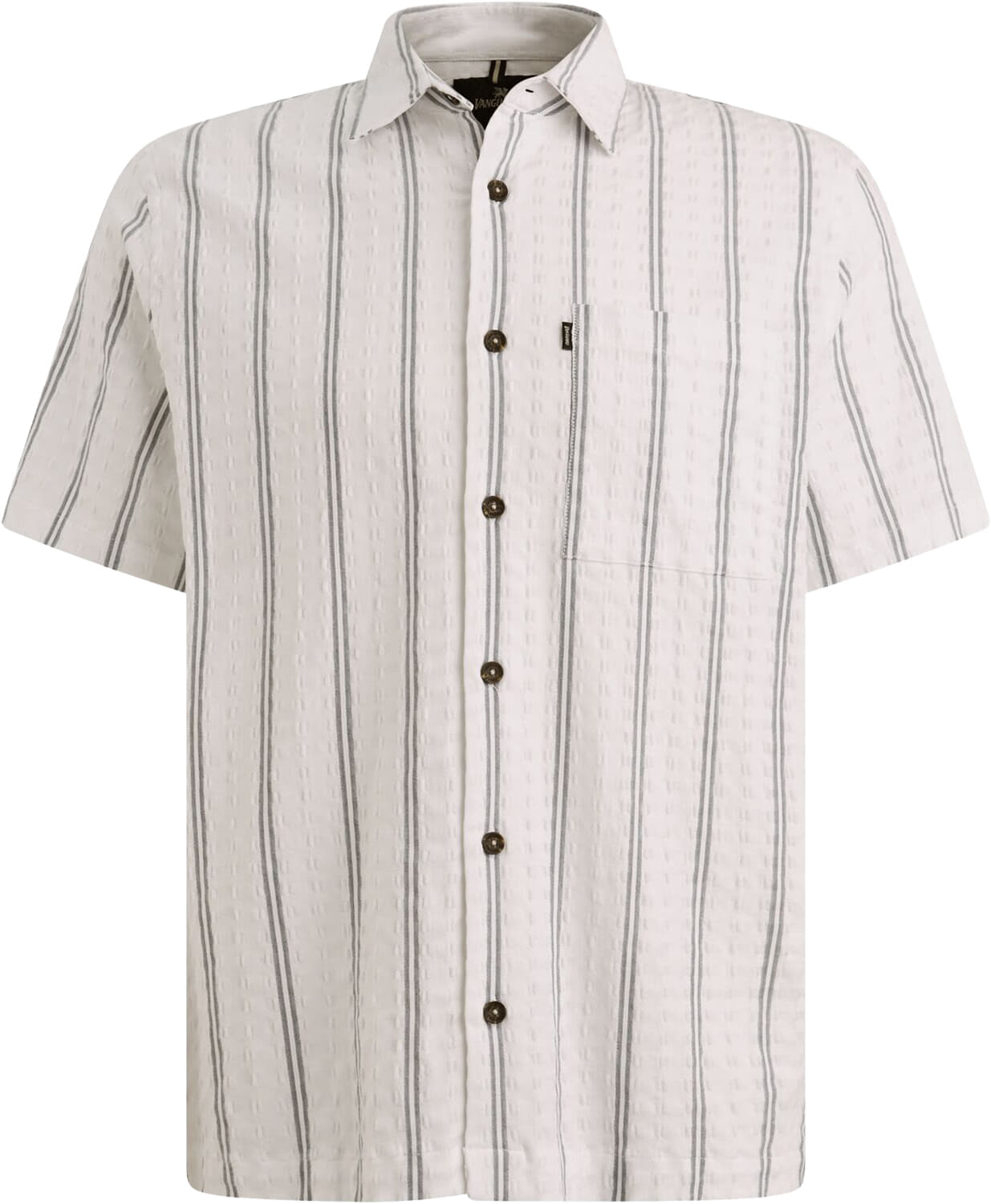 Vanguard Overhemd YD Dobby stripe Wit