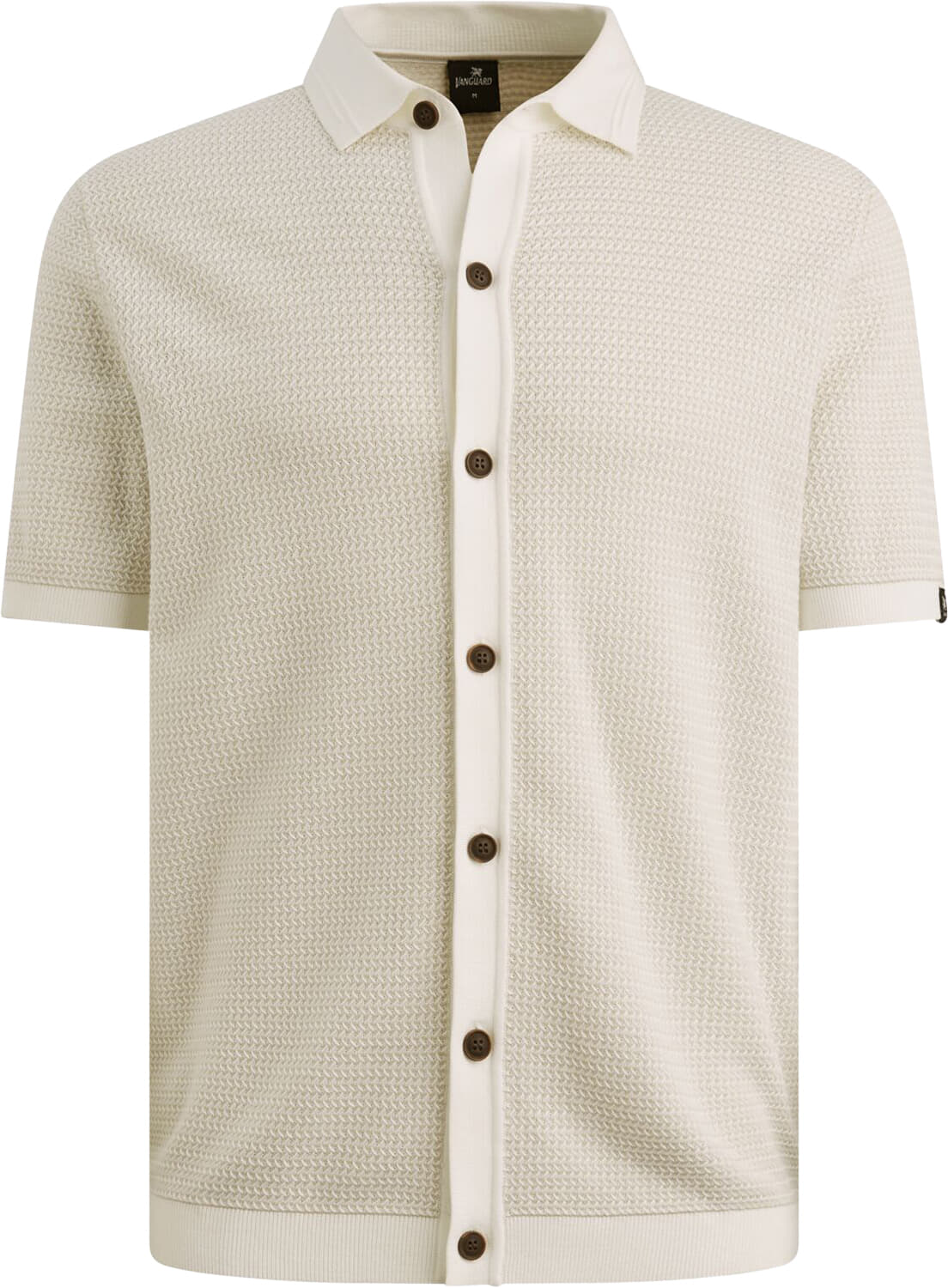 Vanguard Vest met Polokraag Wit