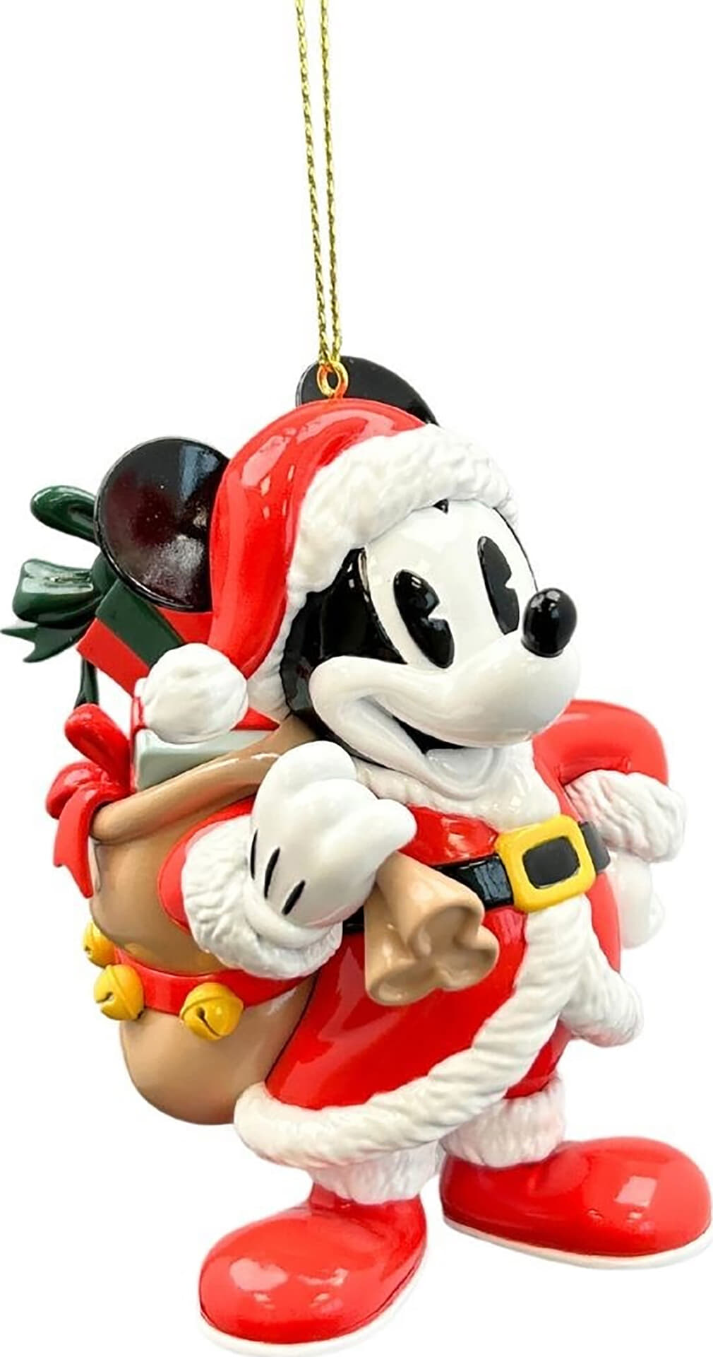 Disney 3D ornament Mickey vintage santa Multi