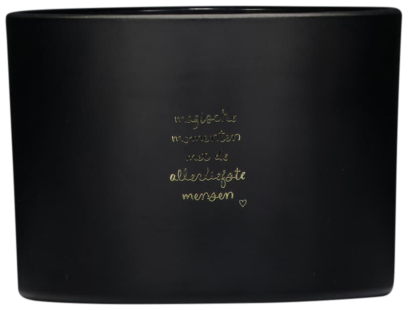 Zusss geurkaars glas magische momenten zwart Zwart