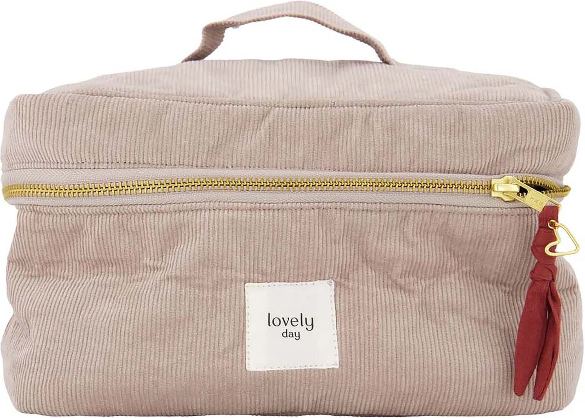 Zusss Beautycase Love 16x24cm Kaki