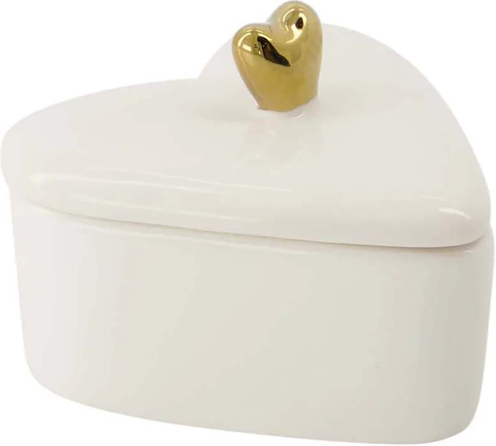 Zusss Bewaarpot Hartvorm Goud