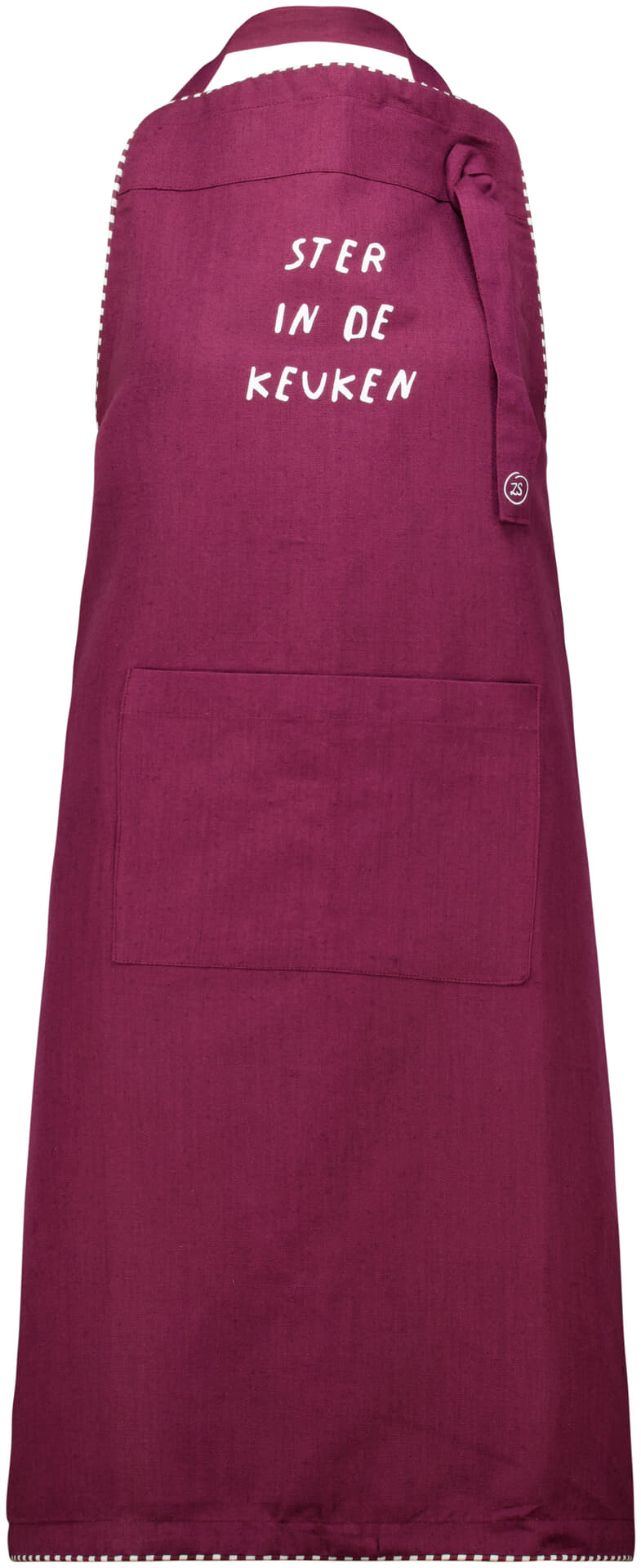 Zusss Schort Lieverd 109x72cm Bordeaux Rood