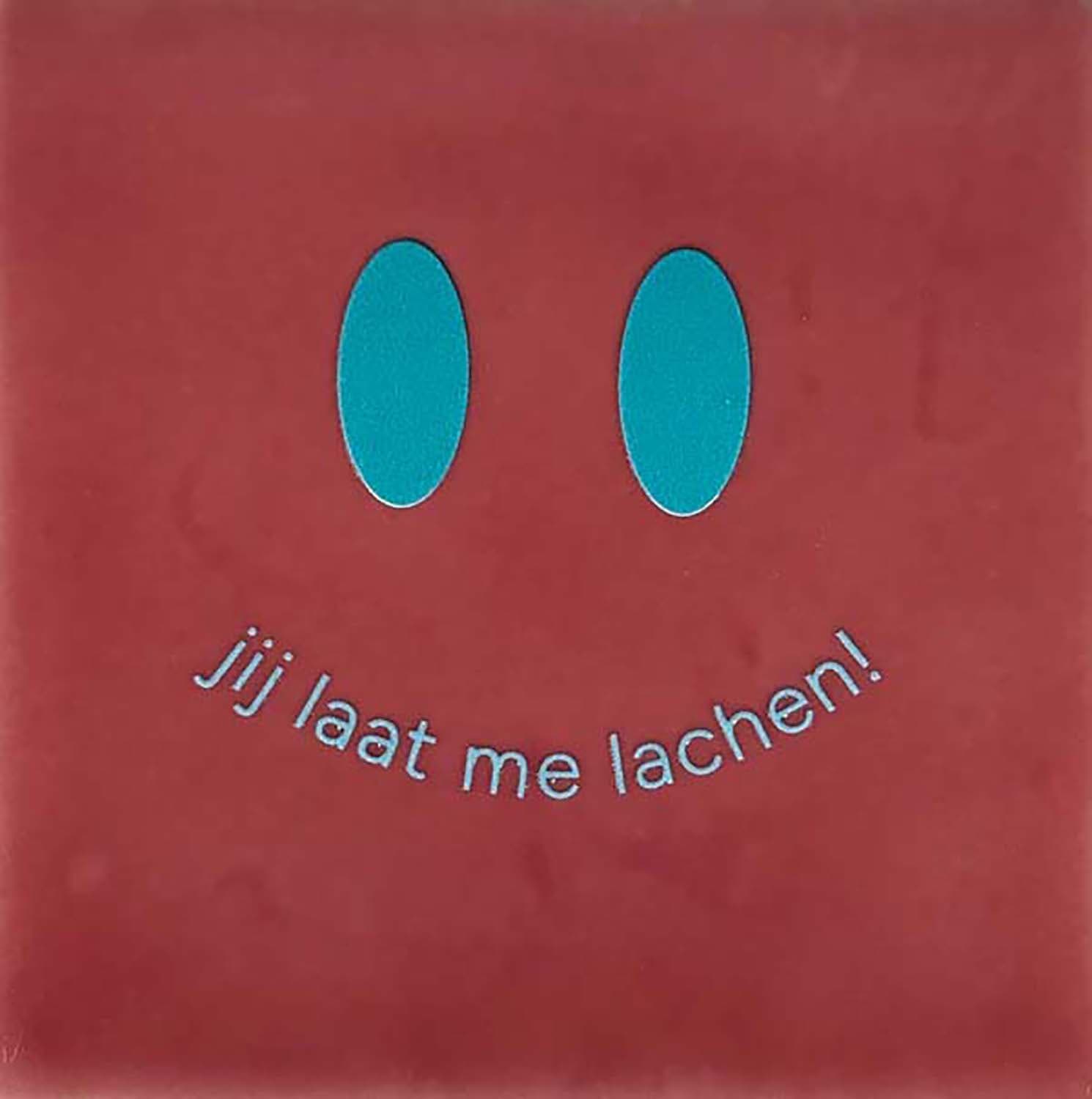 Bomont Collection Spreuken Tegel jij laat me lachen 10 x 10 cm Roze