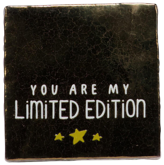 Bomont Collection Spreuken Tegel you are my limited edition 10 x 10  Zwart