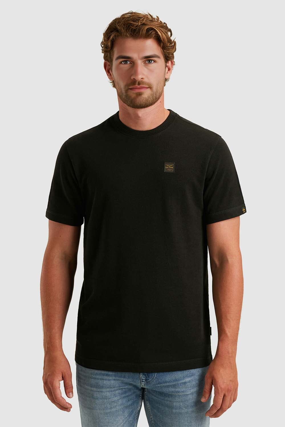Pme Legend T-shirt Slub Jersey Zwart