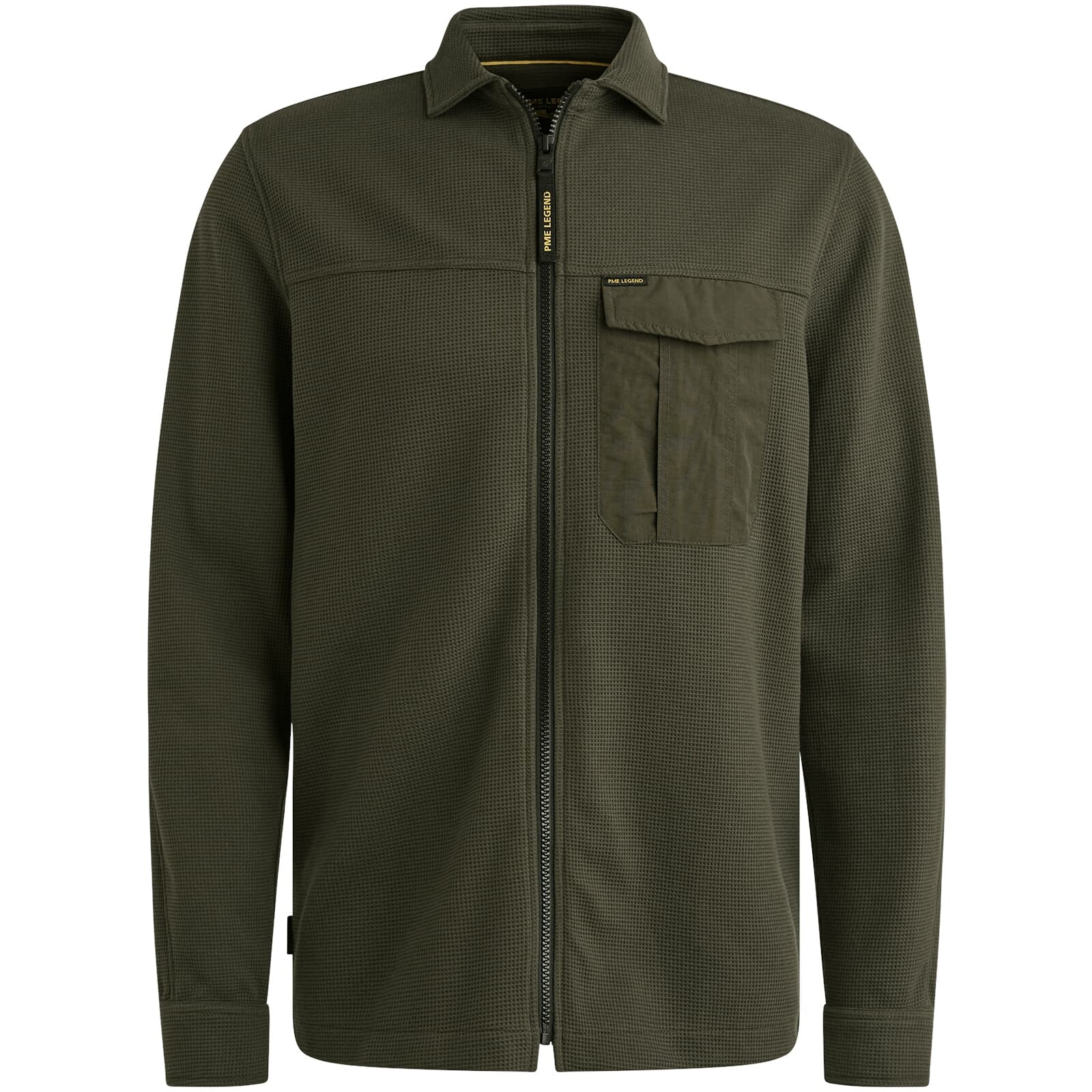 Pme Legend Overshirts Jersey Waffle Army
