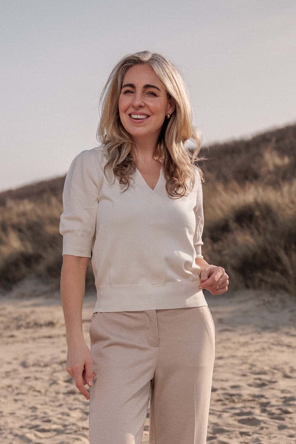 Vive La Femme Polo Amy Off White