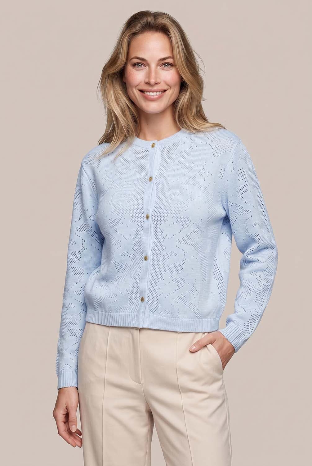 Vive La Femme Vest Amara Blauw