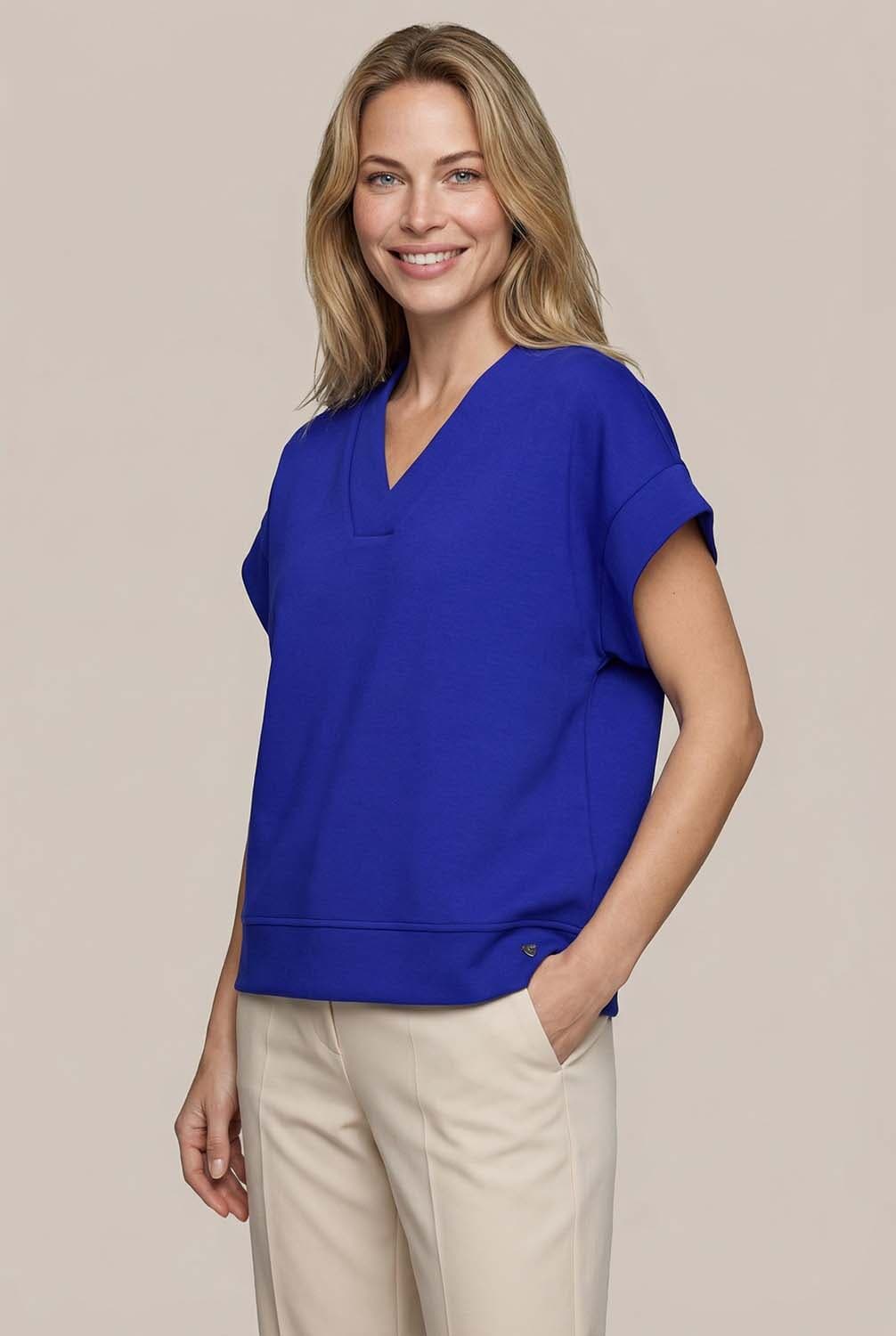 Vive La Femme Sweater Amelie Kobalt Blauw