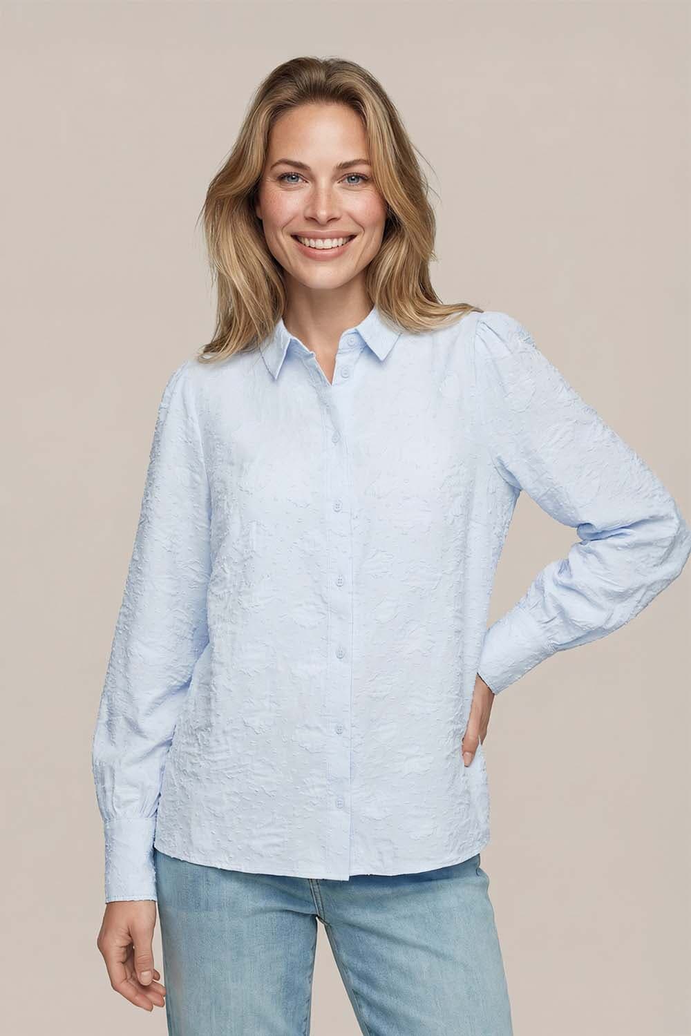 Vive La Femme Blouse Arianne Blauw