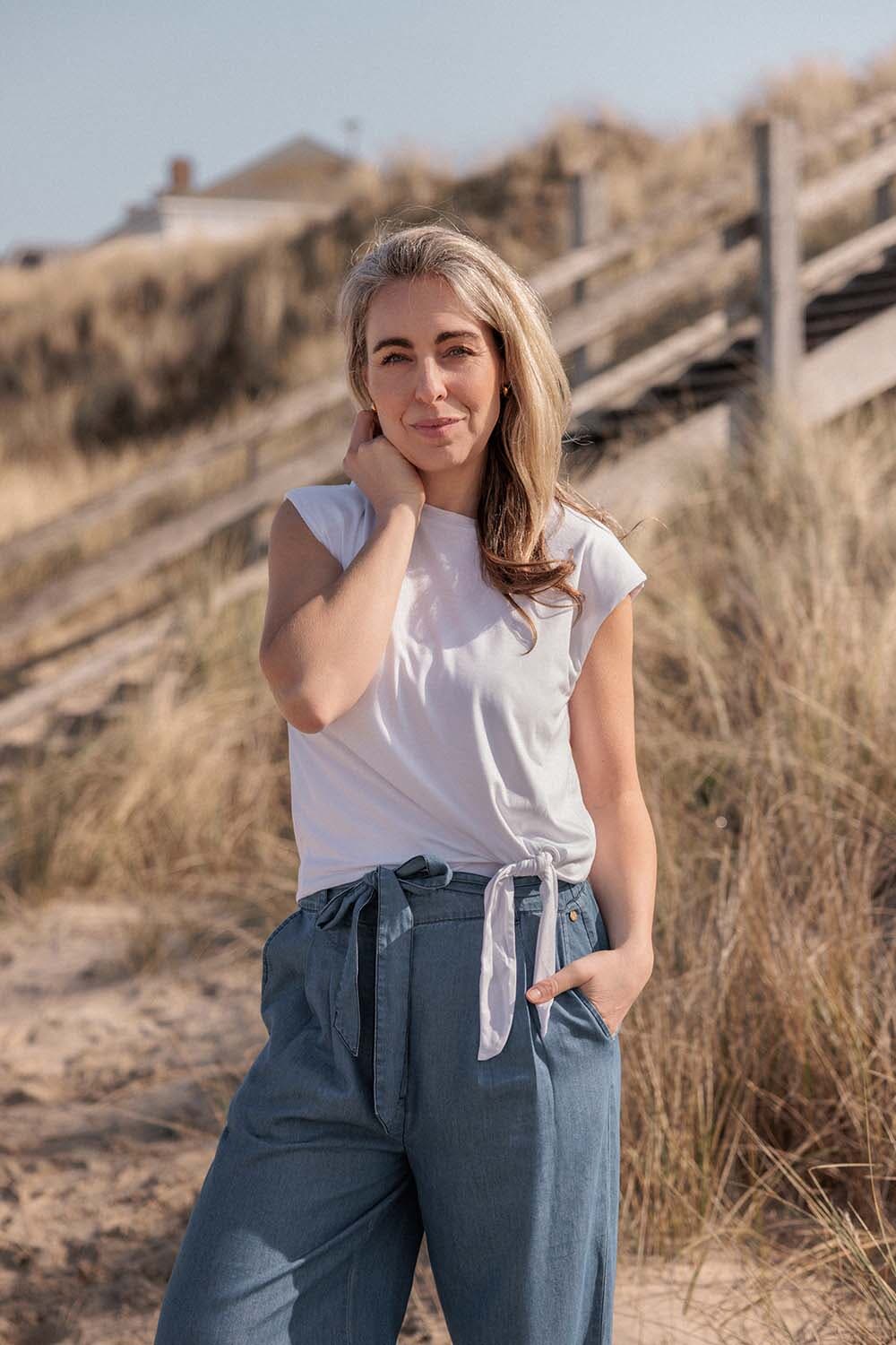 Vive La Femme T-shirt Annefleur Wit