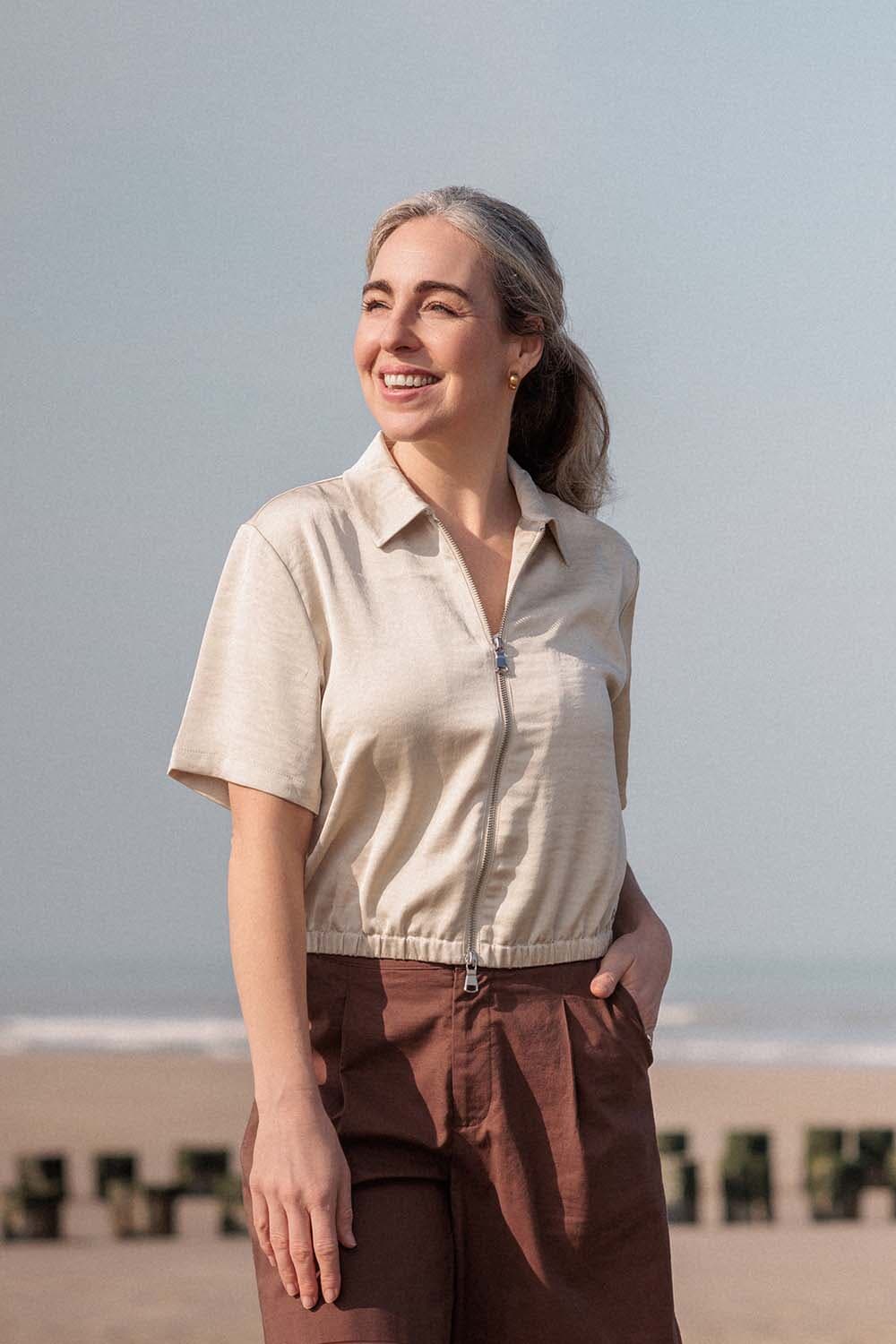 Vive La Femme Blouse Aya Beige