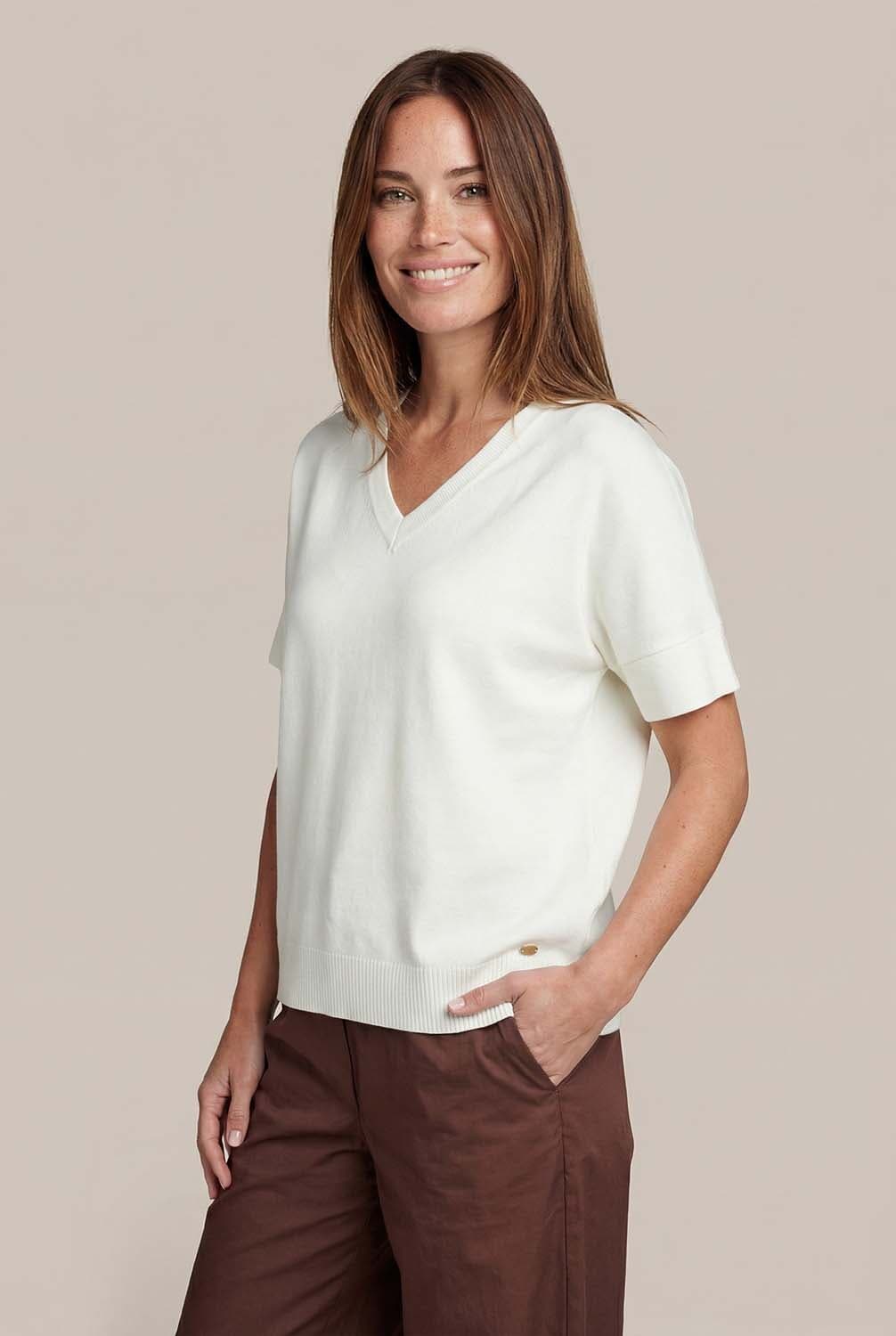 Vive La Femme Trui Anneloes Off White