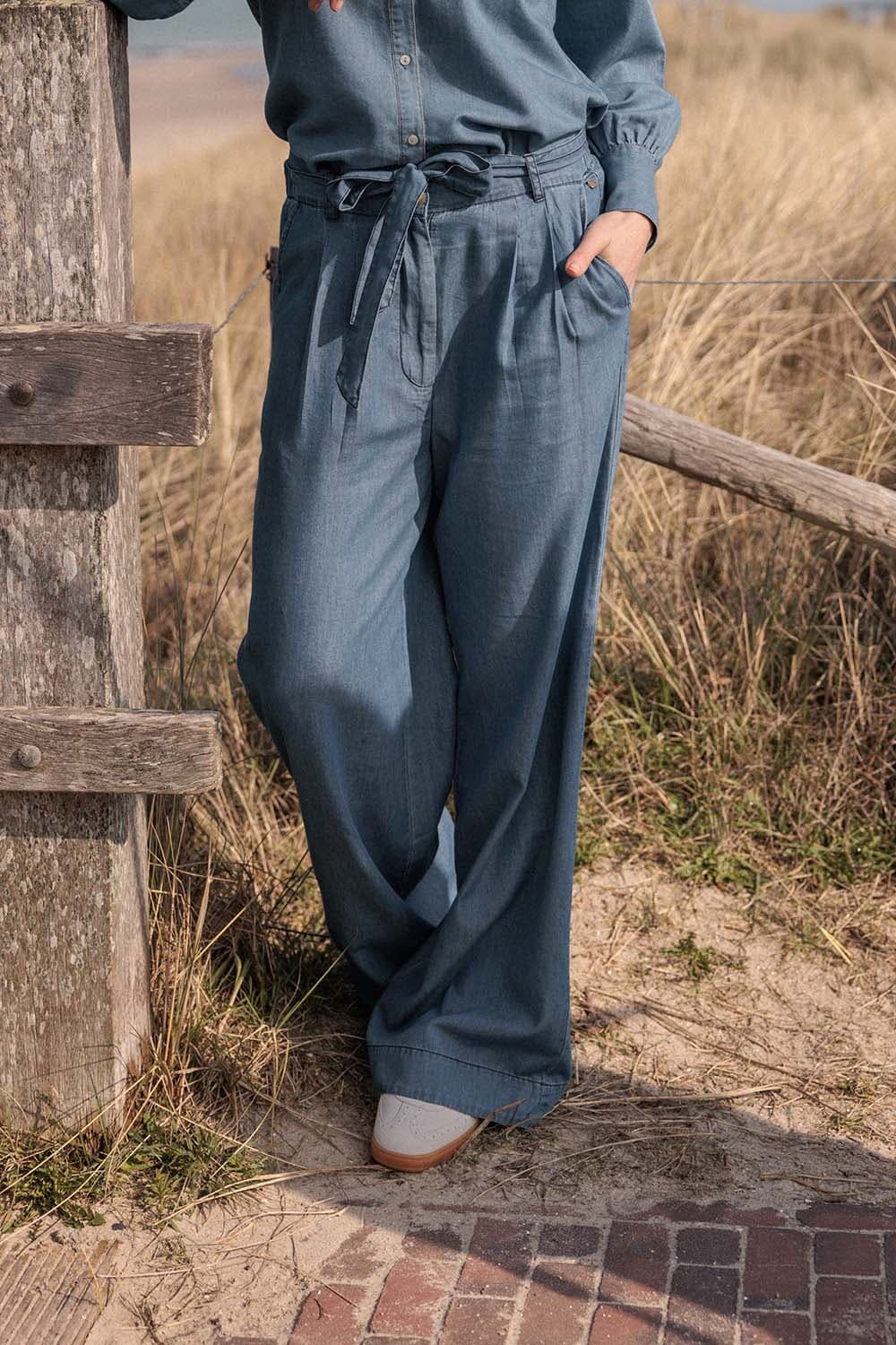 Vive La Femme Broek Aafke Jeans Light