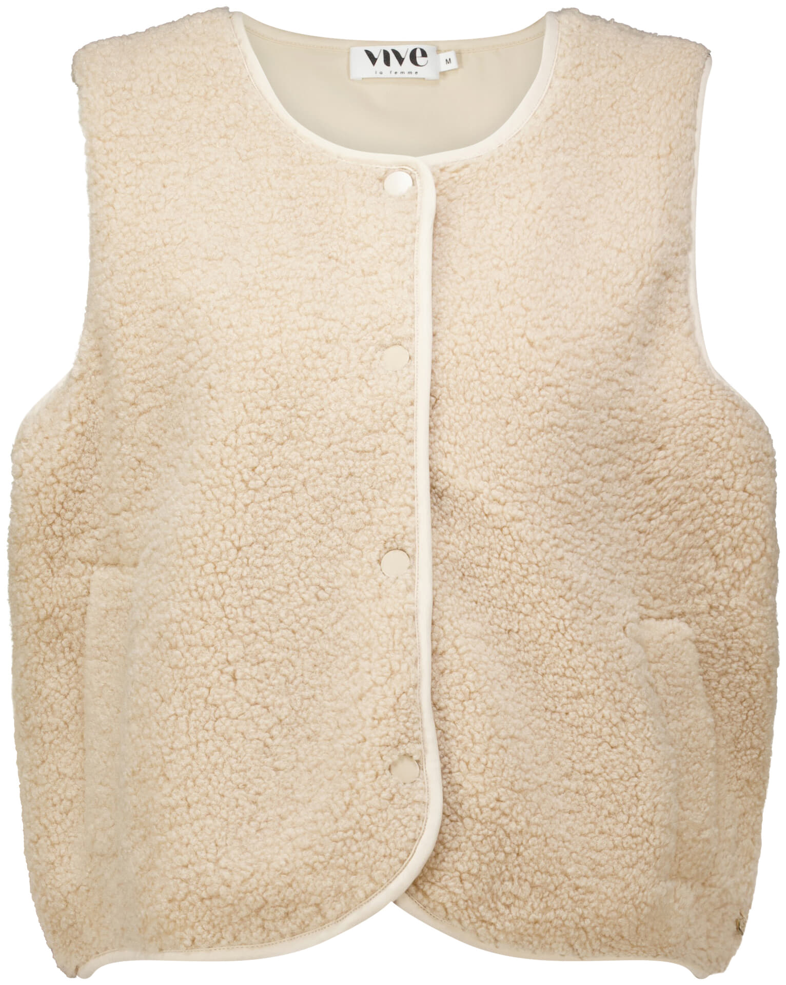 Vive La Femme Gilet Alina Beige