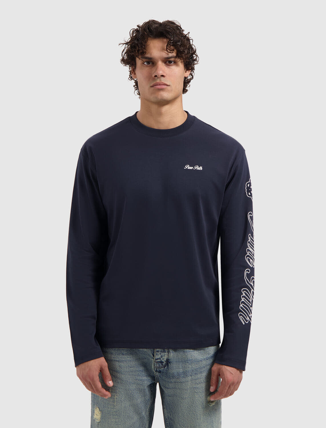 Pure Path Longsleeve Essence Of Life  Hemelsblauw