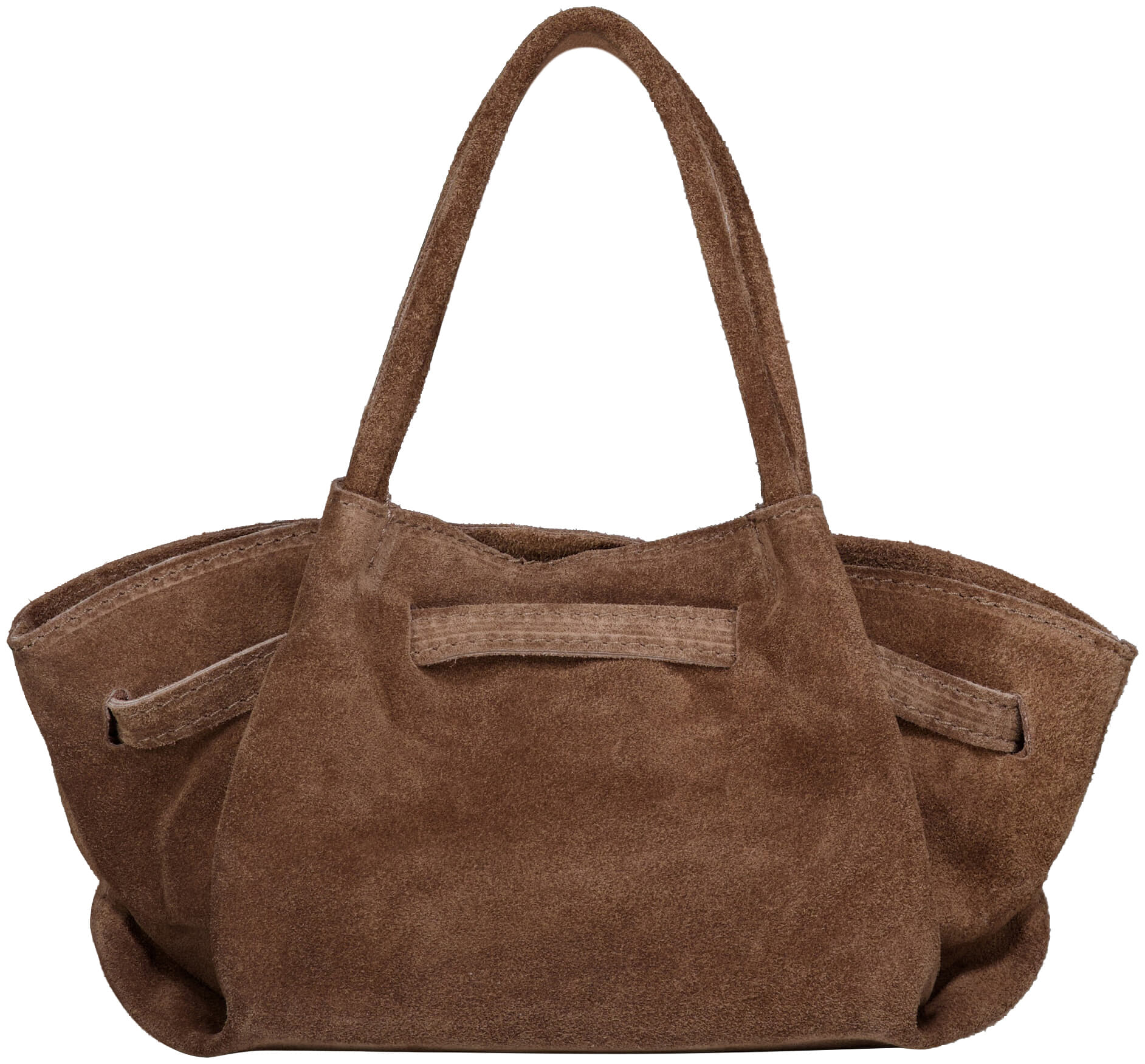 Bomont Leonie suede tas Taupe Bomont Leonie suede tas Taupe