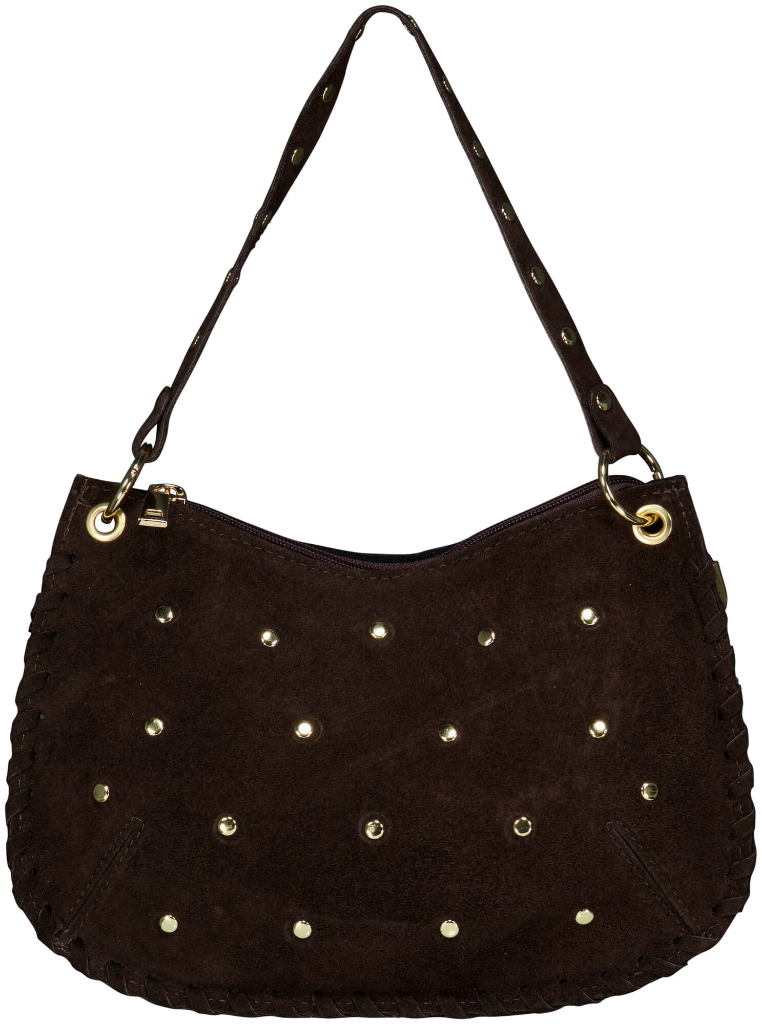 Bomont Casey suede tas Bruin