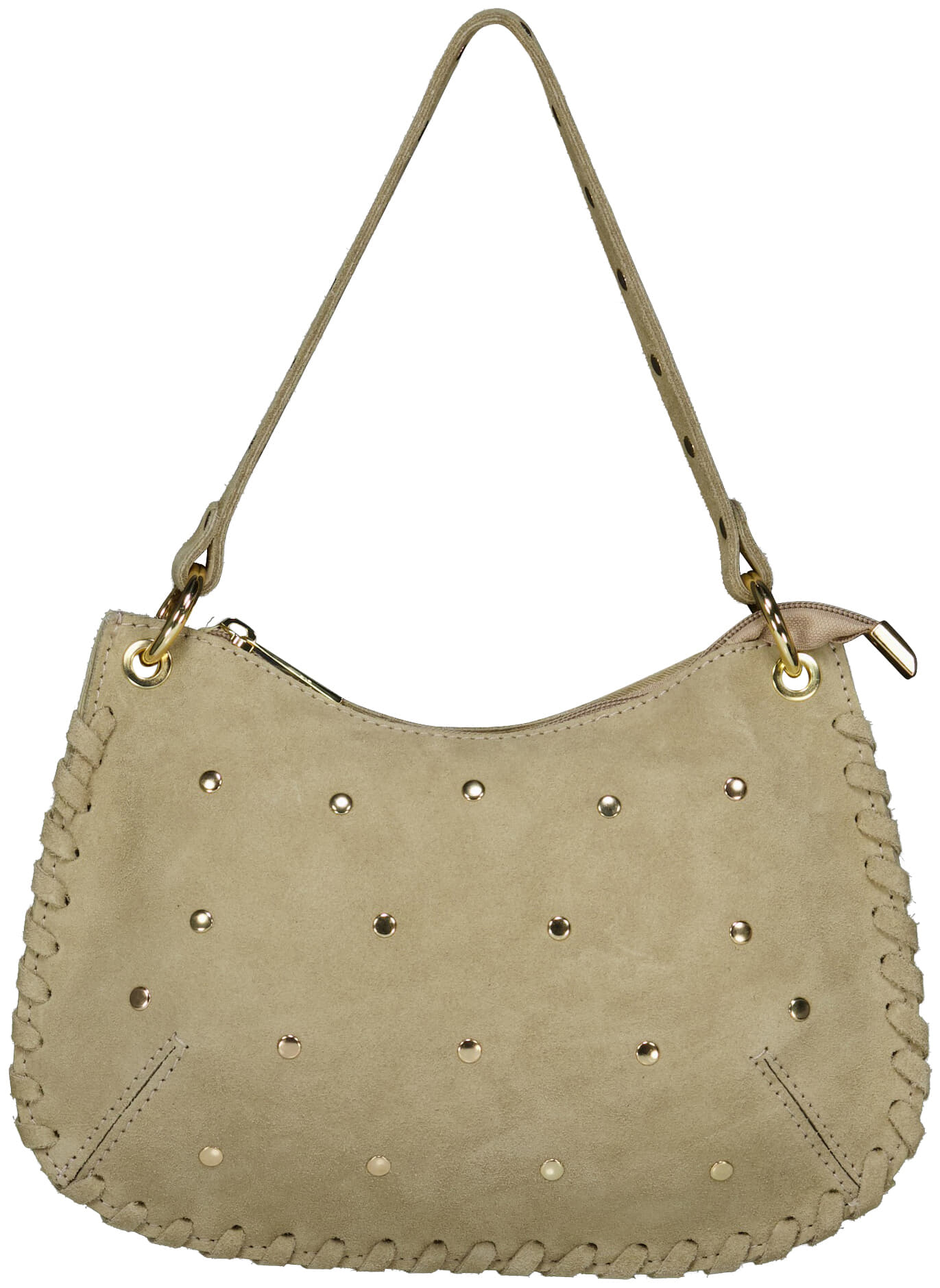 Bomont Tas Casey suede Kaki