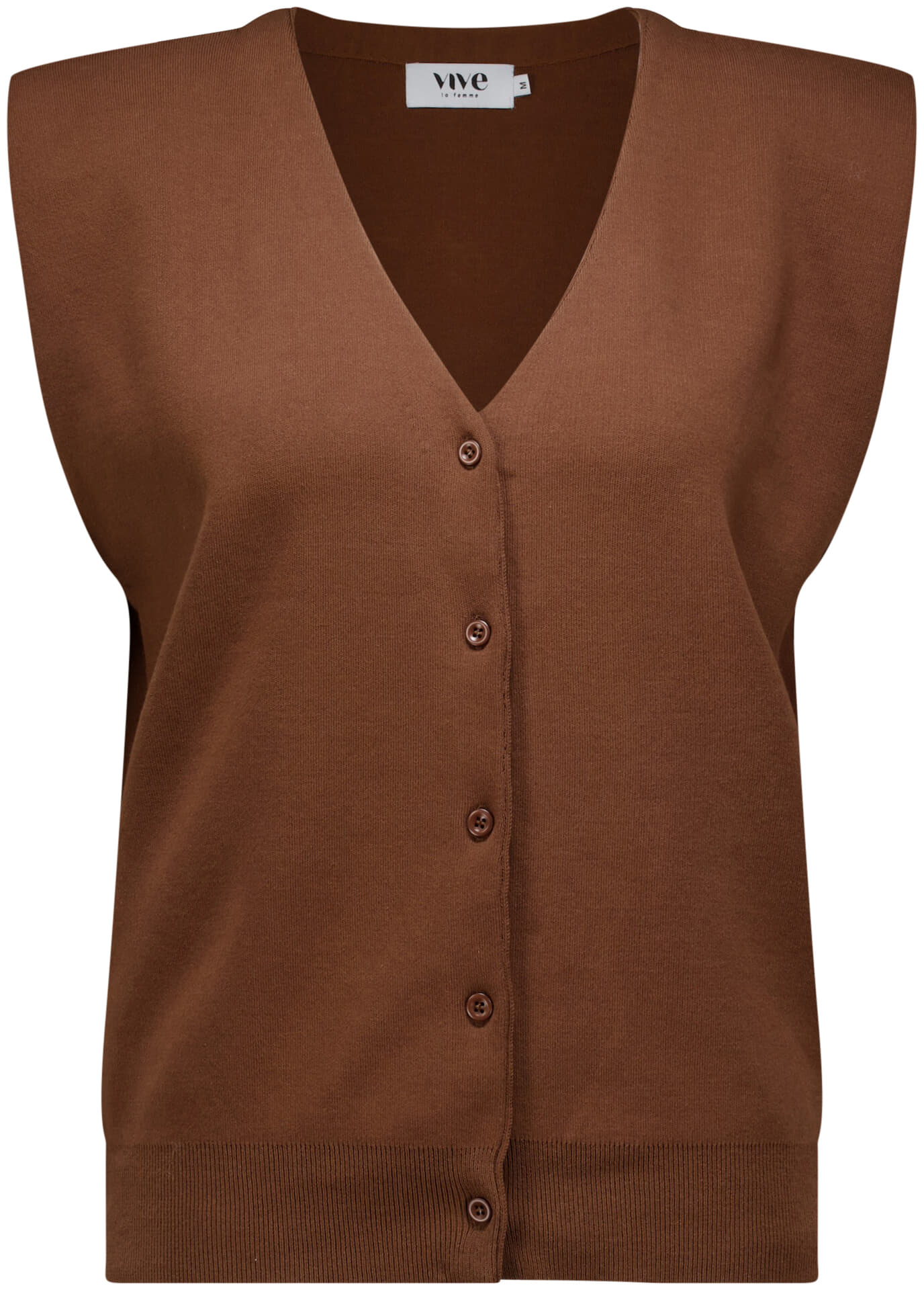 Vive La Femme Gilet Benthe Bruin