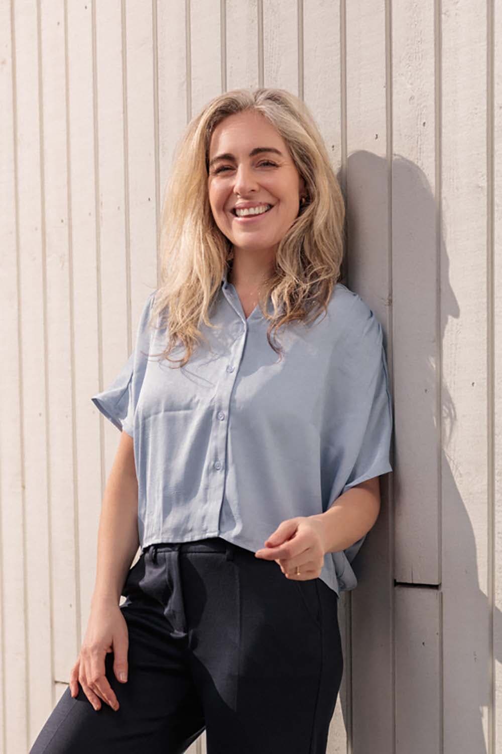 Vive La Femme Blouse Bregje Blauw