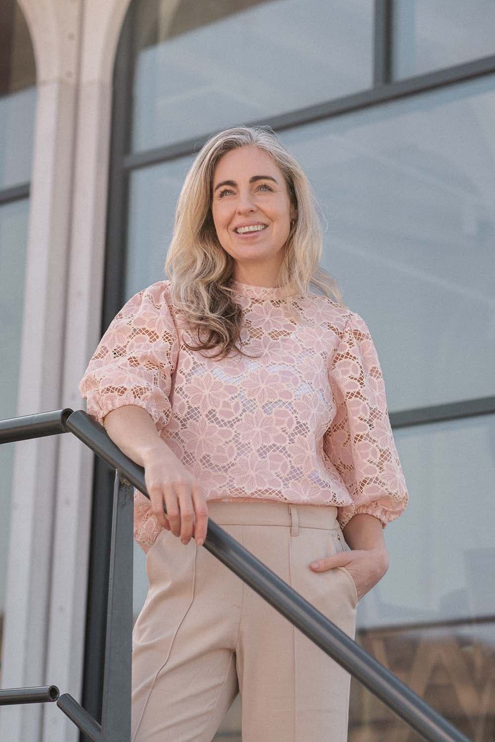 Vive La Femme Top Bo Roze