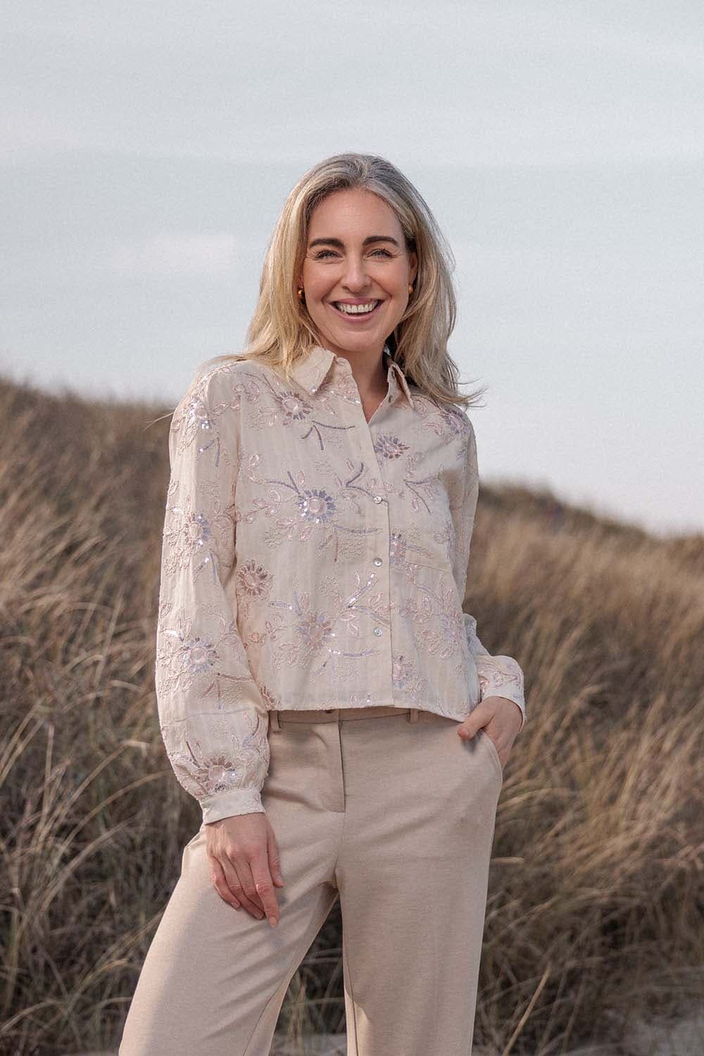 Vive La Femme Blouse Barbara Off White